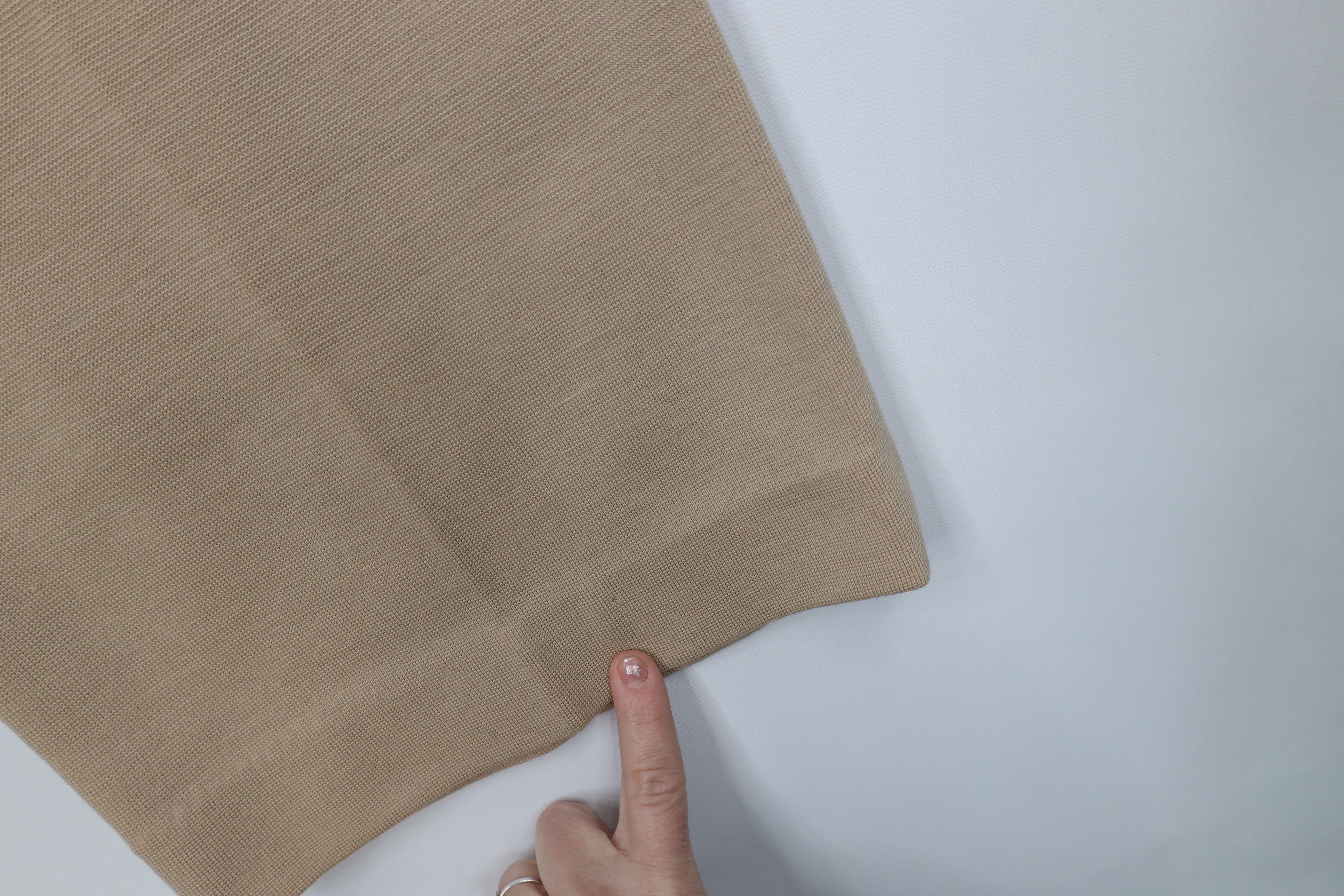 Vintage Vintage 70s Streetwear Wool Knit Bell Bottoms Pants Beige Size 36" / US 14 / IT 50 - 8 Thumbnail