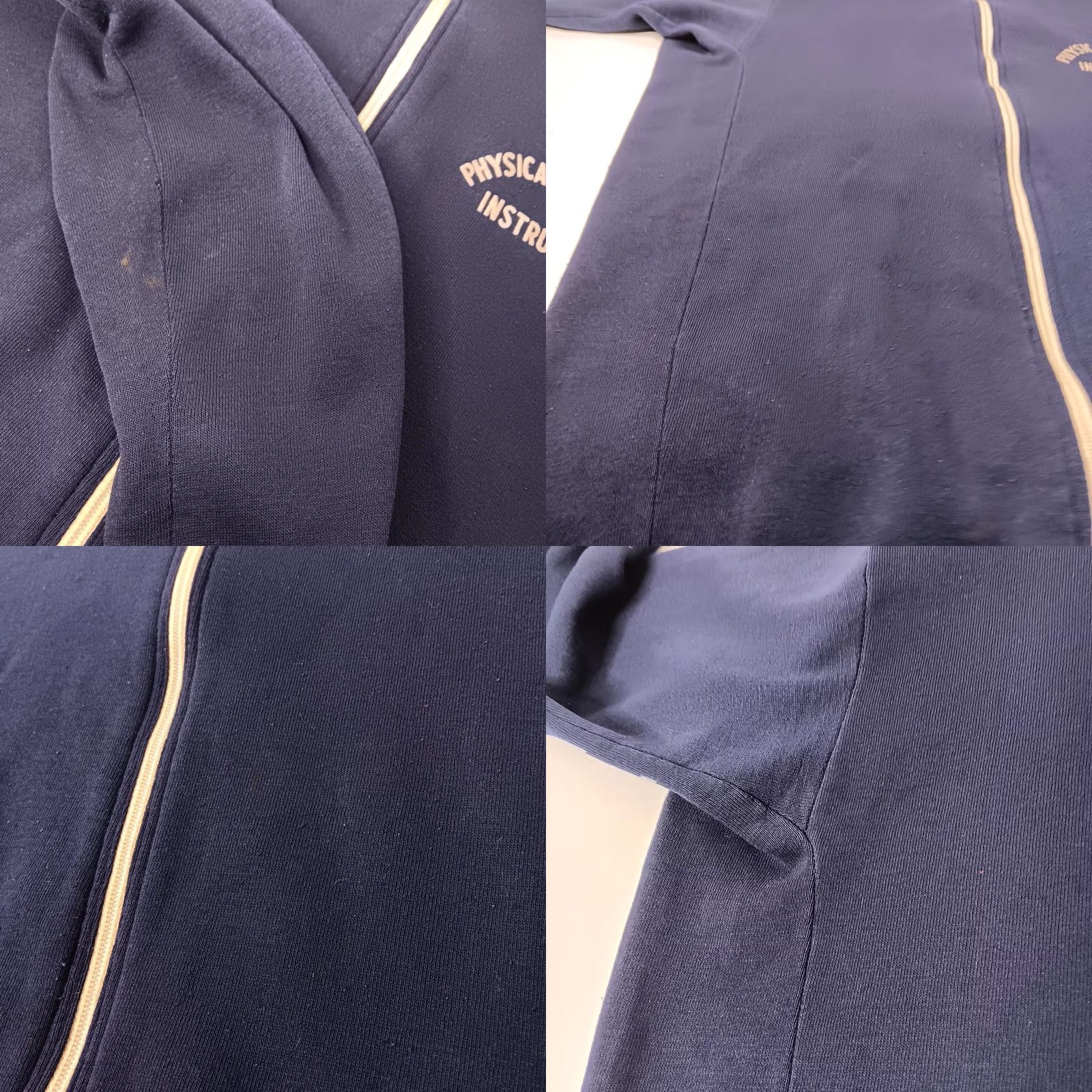 Champion VINTAGE Champion Running Man Sweatshirt M Men Zip Blue 60s Gym Class Athletic True Vintage City? Size US M / EU 48-50 / 2 - 10 Thumbnail