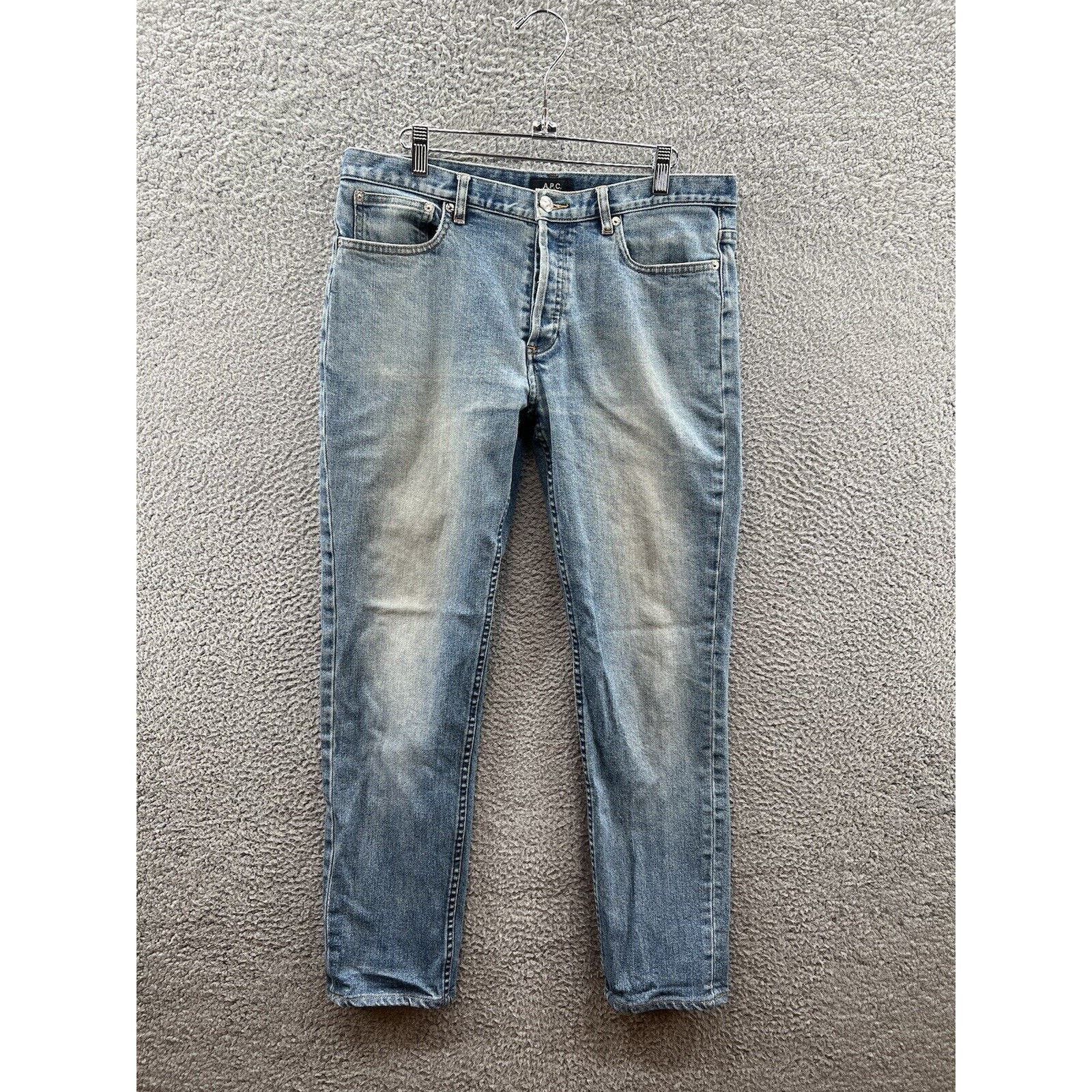 APC Petit New Standard Light Wash Jeans Men's Size 32