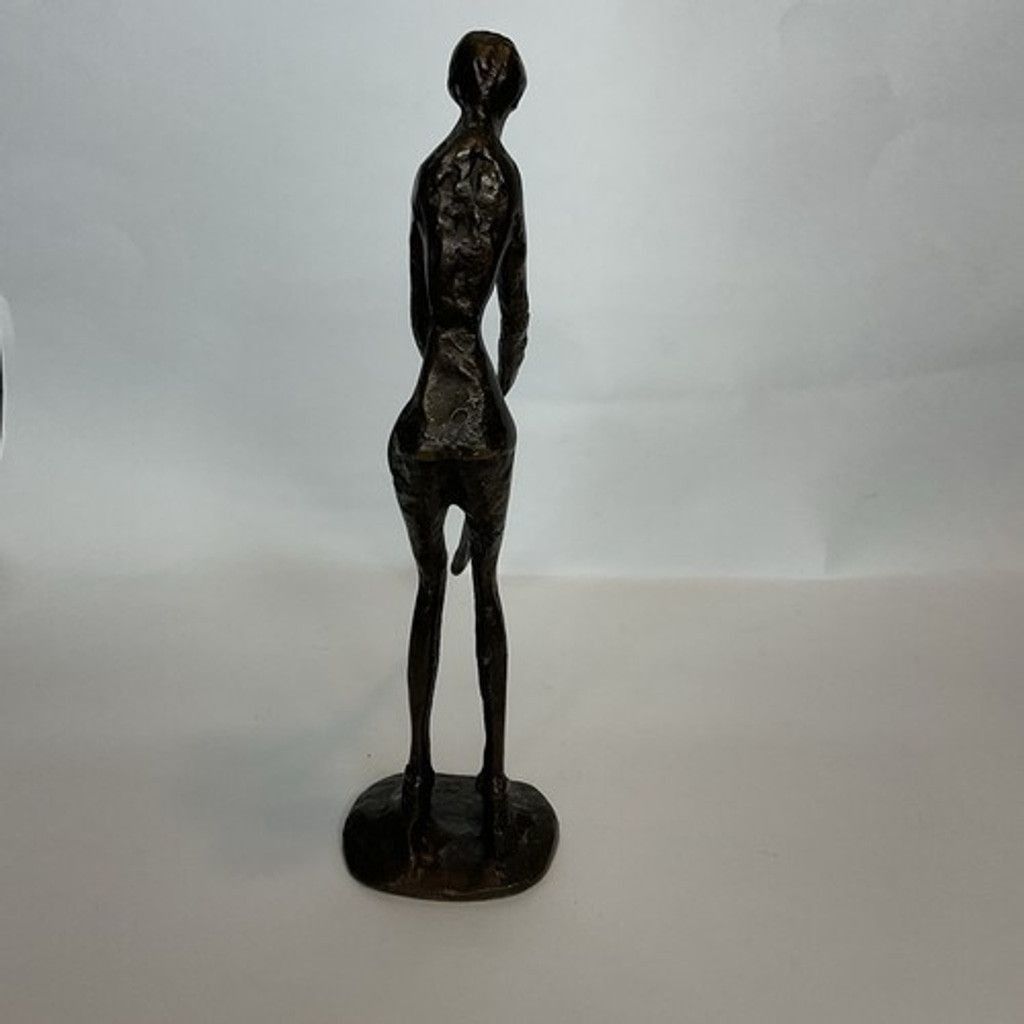 The Unbranded Brand VTG Bronze Brutalist Art Golfer Lady Art Sculpture 9.5" x 8" Size ONE SIZE - 13 Thumbnail