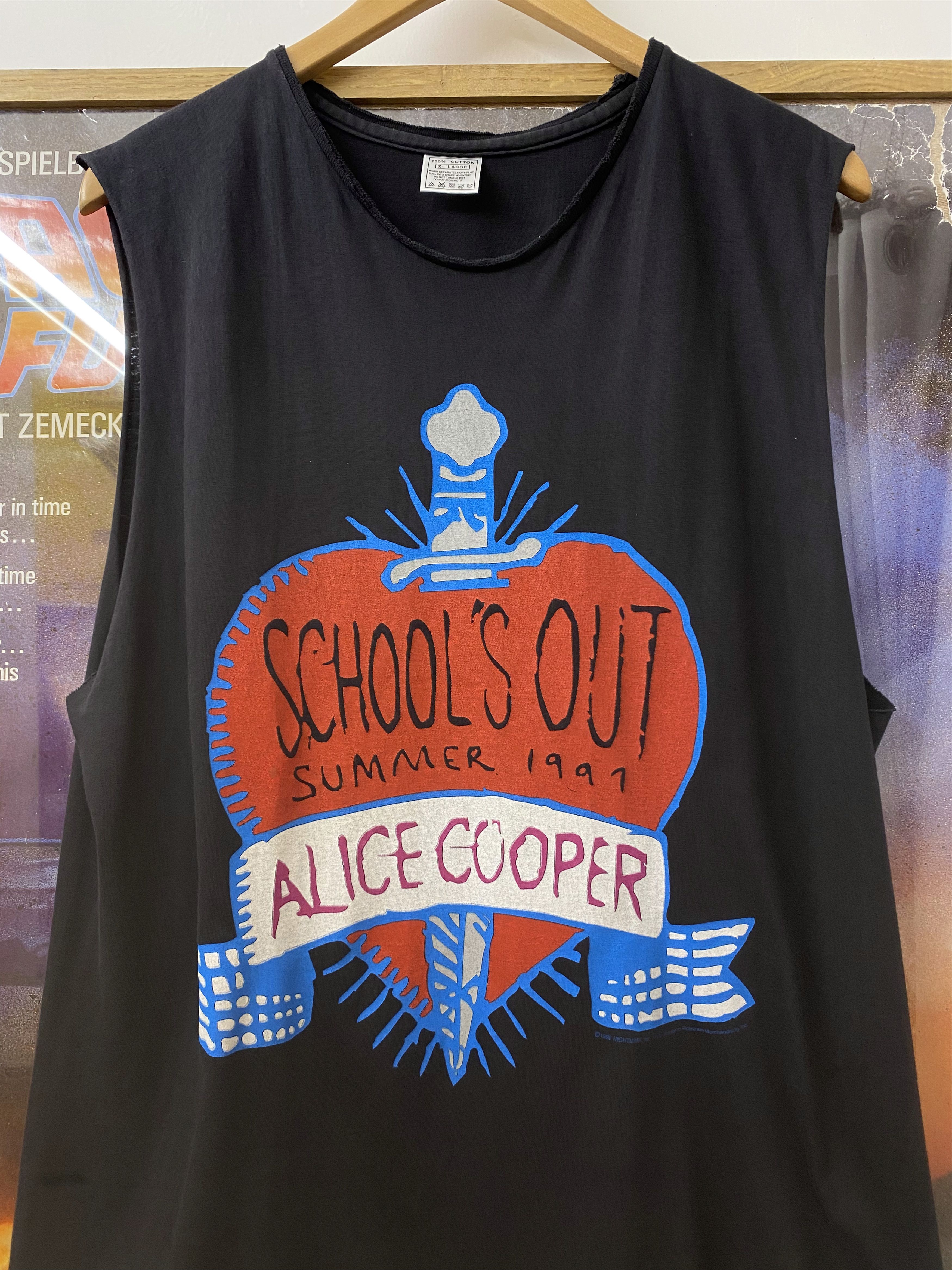 Band Tees 1997 Alice Cooper Schools Out For Summer Tour Tank Top Size US XL / EU 56 / 4 - 5 Thumbnail
