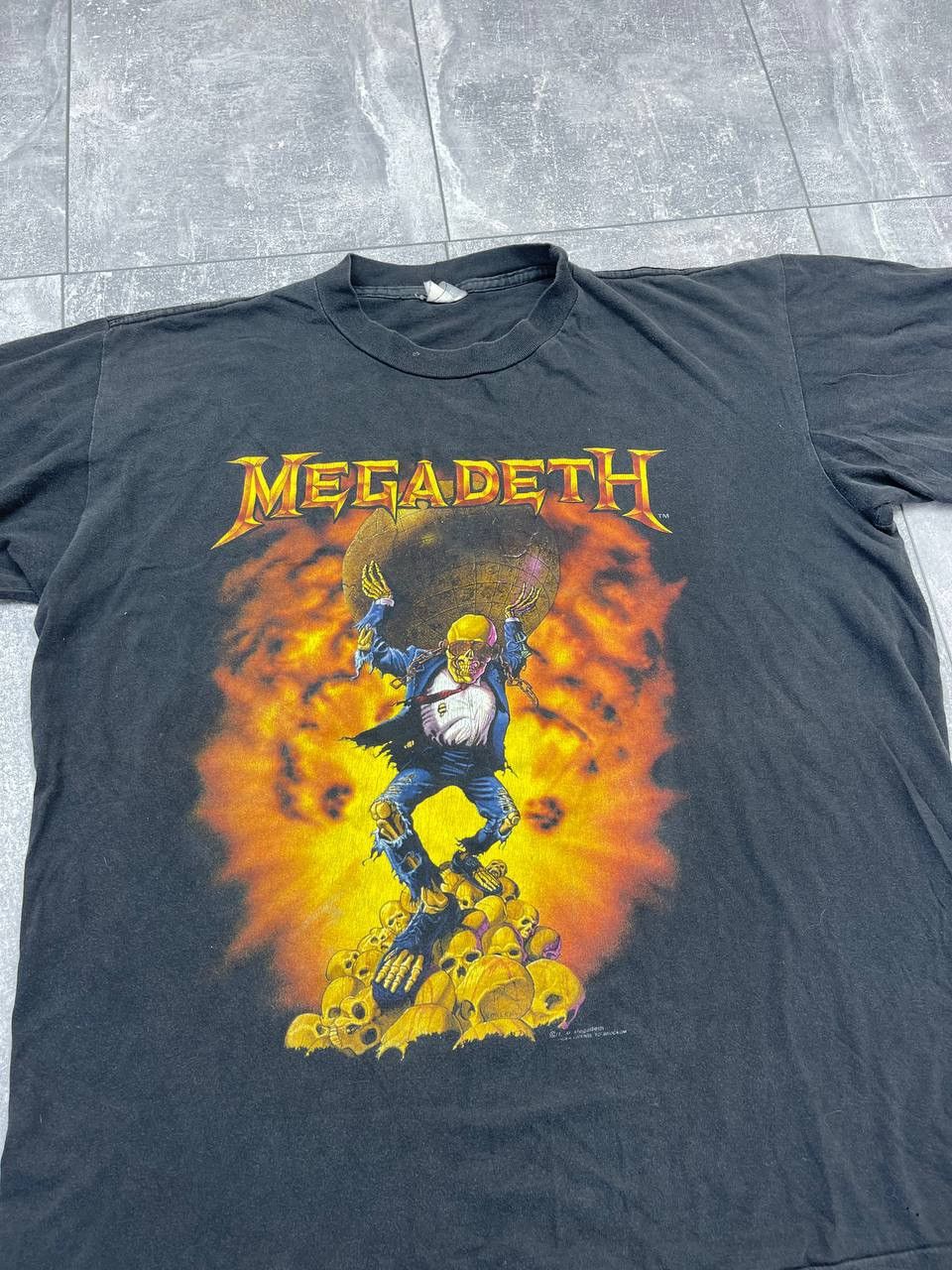 Band Tees × Megadeth Megadeth 1991 Oxidation Tour Shirt / Large Rock Metal Size US L / EU 52-54 / 3 - 2 Thumbnail