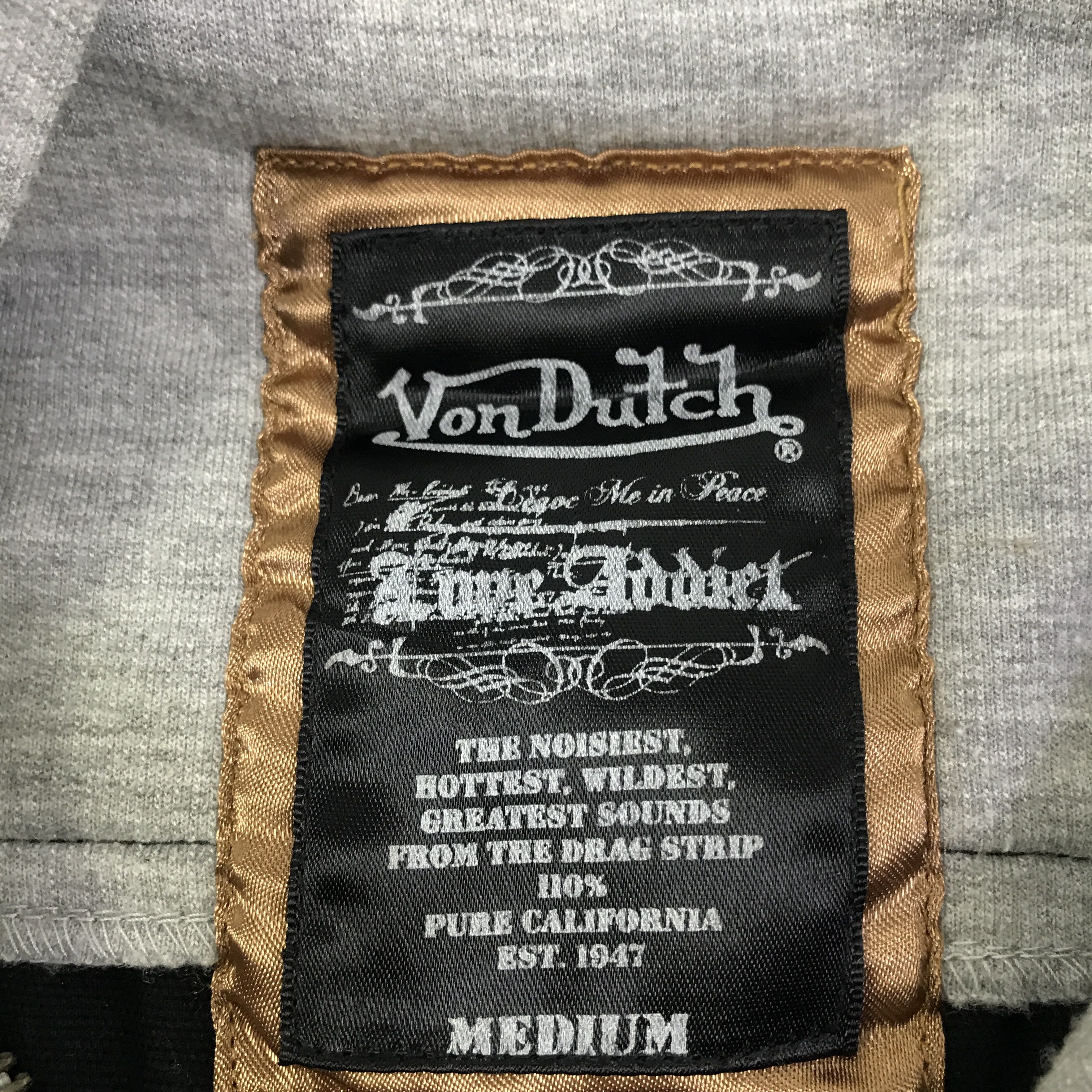 Von Dutch Vintage Von Dutch Love Addict Black Jacket K126B12 Size US M / EU 48-50 / 2 - 11 Thumbnail