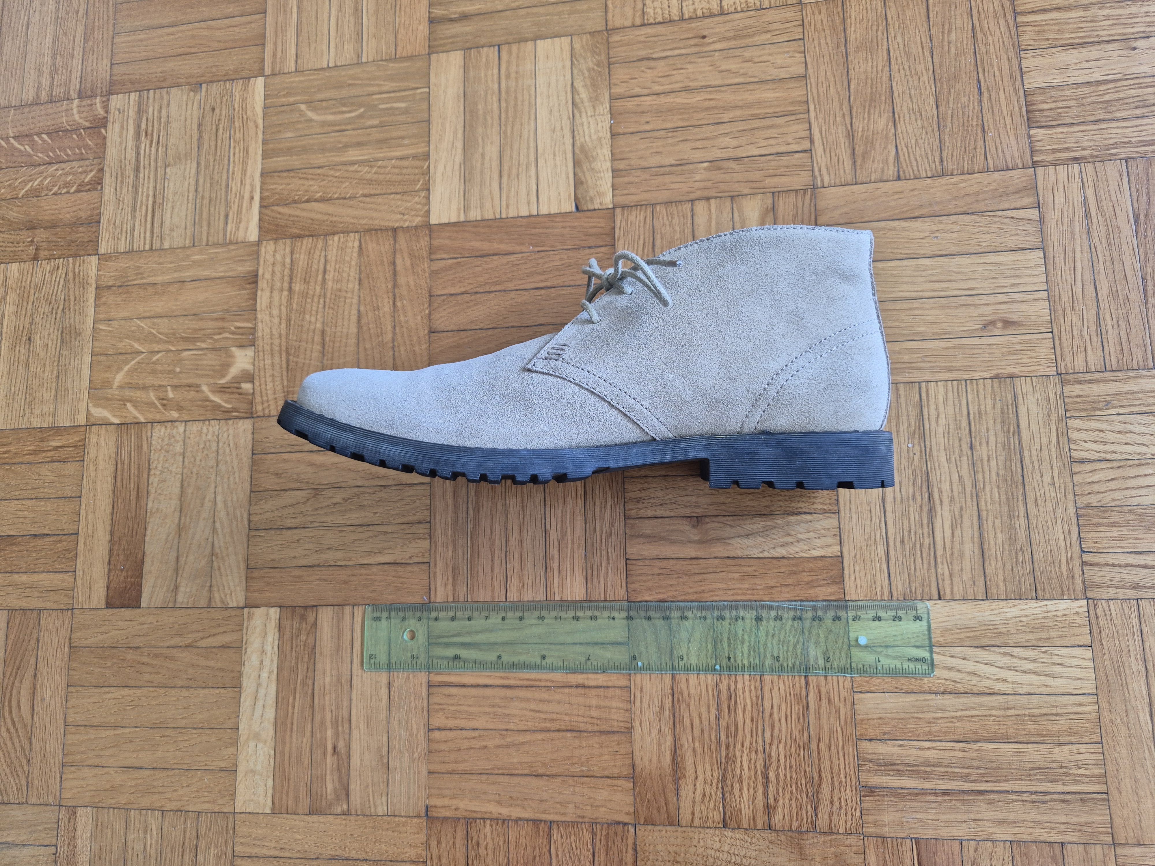 Lands' End Light Beige Suede Chukka Boots Size US 8.5 / EU 41-42 - 11 Thumbnail