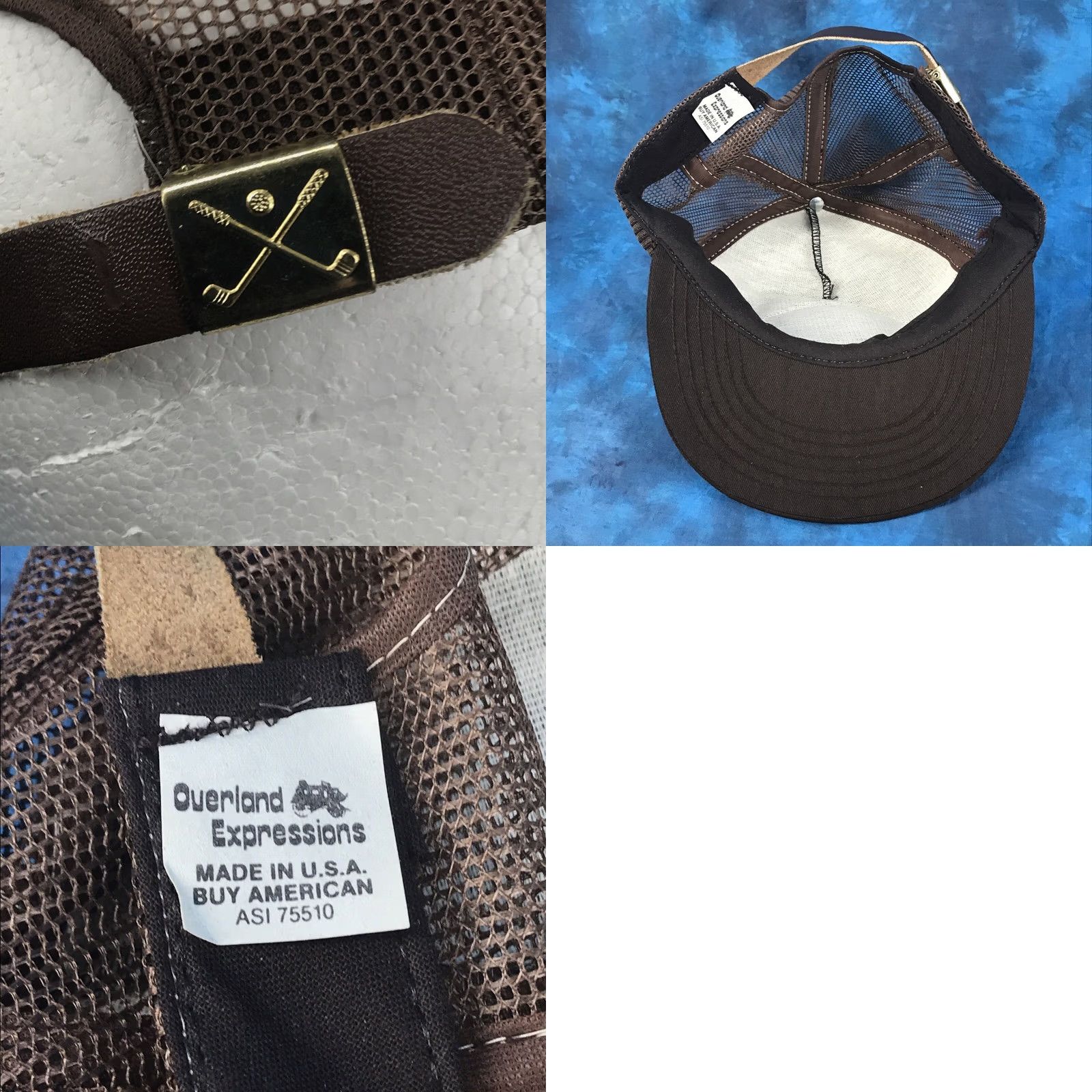 Vintage VINTAGE TYSON CHICKEN TRUCKER HAT Adjustable Brown 90s USA Mens Size ONE SIZE - 8 Thumbnail