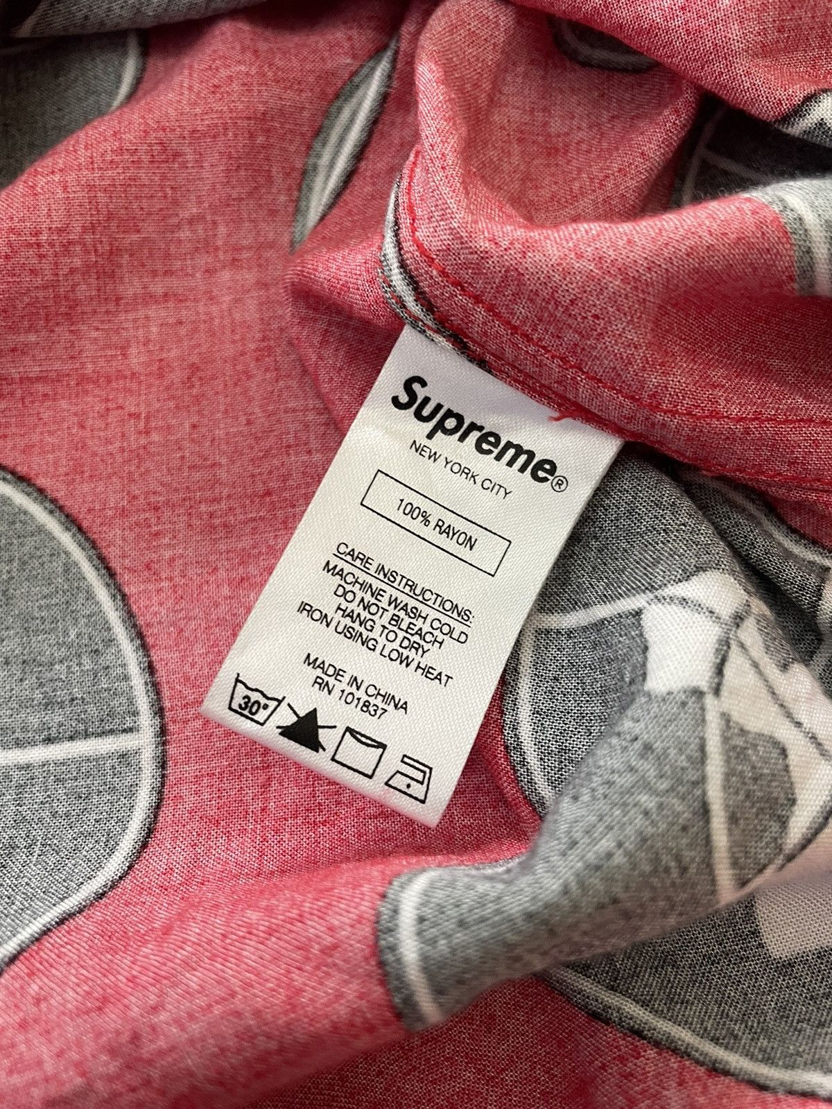 Supreme × Undercover Supreme Undercover/Public Enemy Rayon Shirt Size US M / EU 48-50 / 2 - 3 Thumbnail
