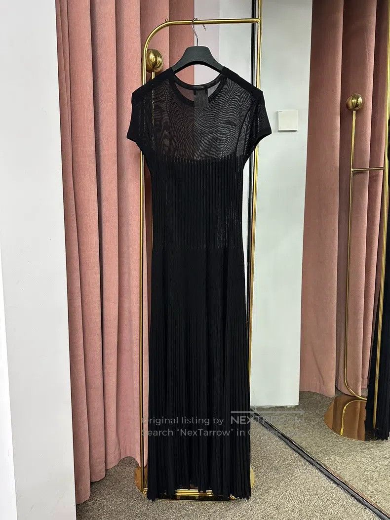 Chanel Chanel Black pleated dress Size XS / US 0-2 / IT 36-38 - 8 Thumbnail