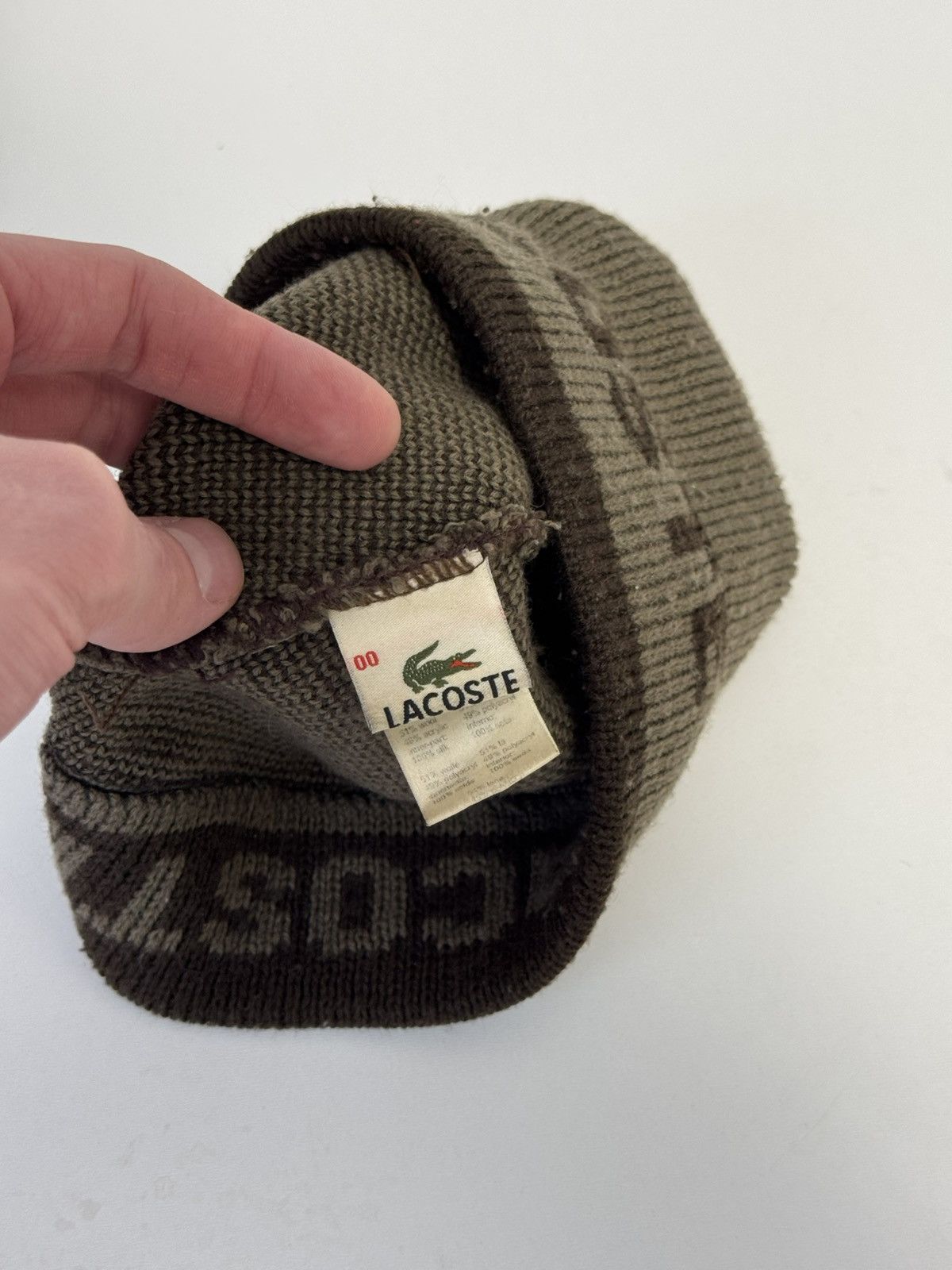 Lacoste Lacoste Vintage Y2K style Hype Big Logo Size ONE SIZE - 8 Thumbnail