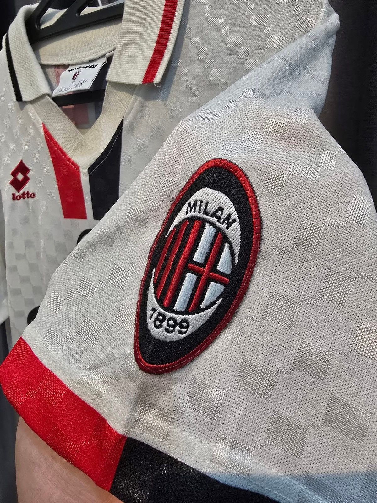 Lotto Sport × Vintage AC Milan Away 1995/1996 Original Size US M / EU 48-50 / 2 - 7 Thumbnail