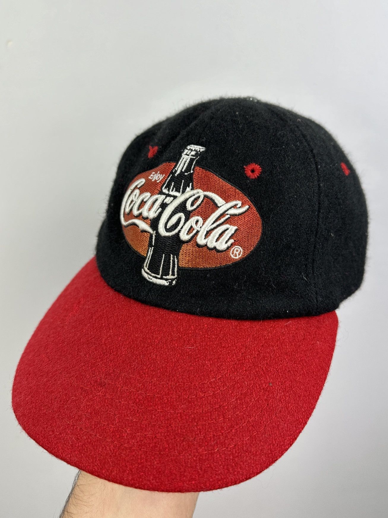 Coca Cola × Vintage Vintage 90’s Coca Cola Promo Wool Cap Size ONE SIZE - 3 Thumbnail