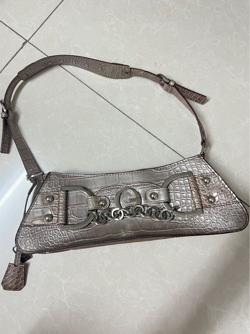 image of Guess Vintage Bag in Silver, Women's