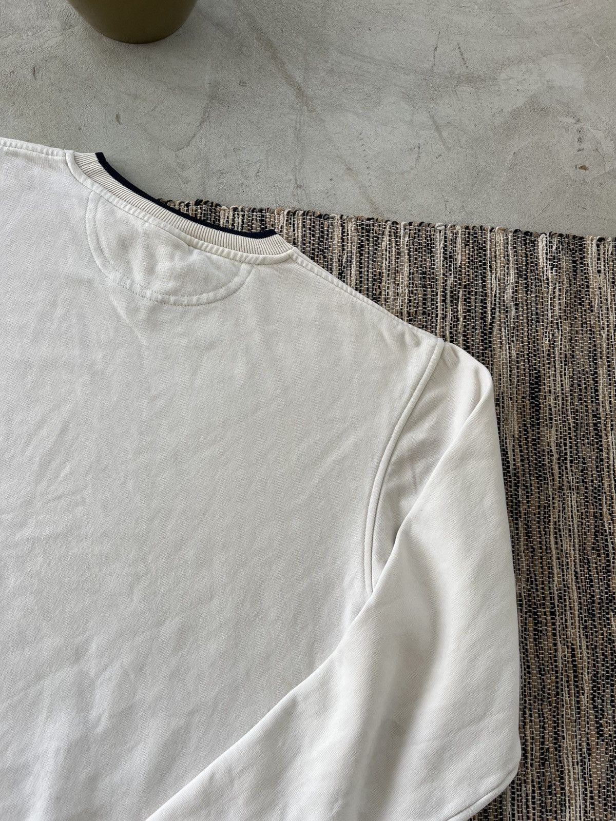Nike × Vintage Vintage Nike Sweatshirt Beige Blank Faded Y2K Blank sk8 Size S / US 4 / IT 40 - 12 Thumbnail