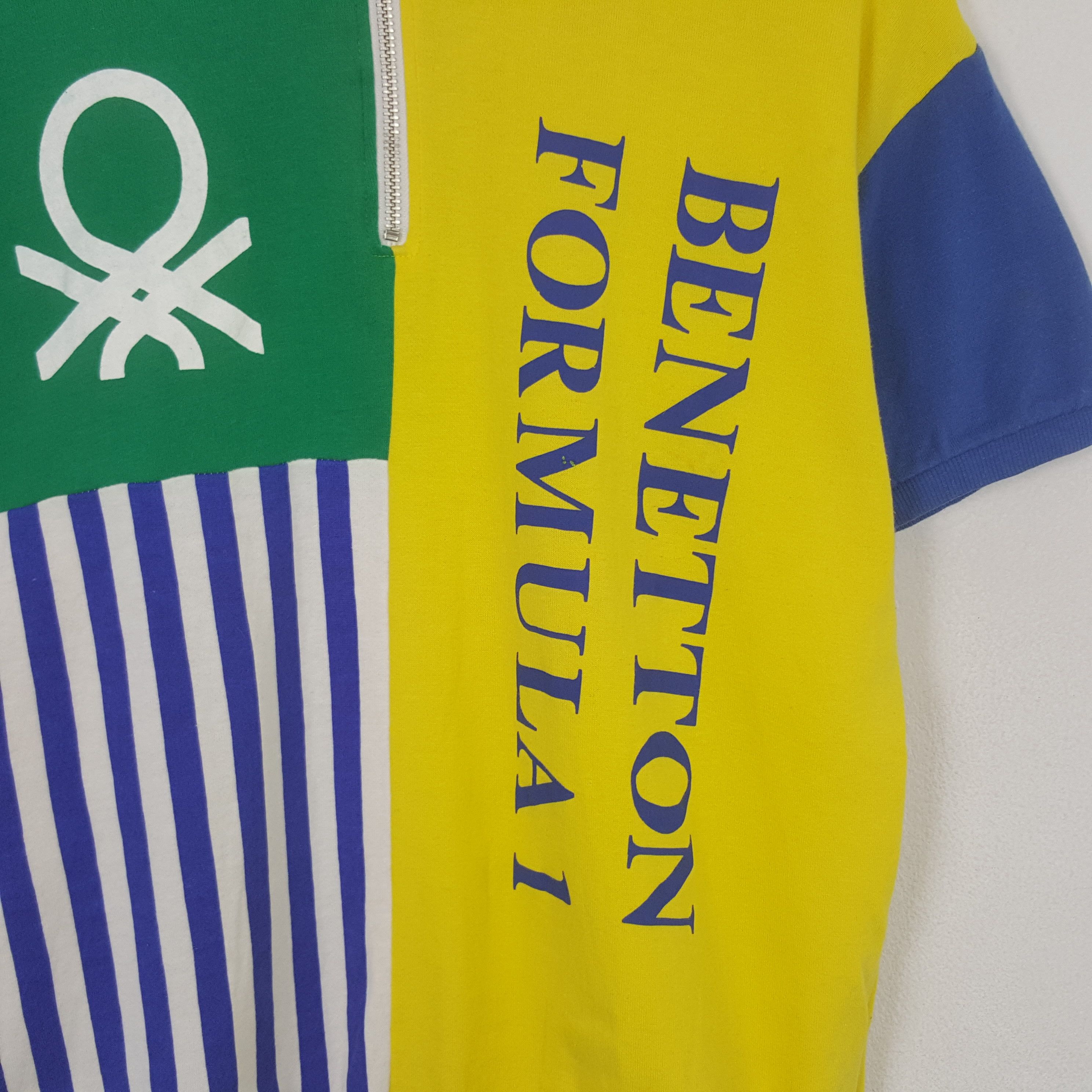 Benetton Vintage Benetton Formula 1 Sport Polos Shirt Size US M / EU 48-50 / 2 - 2 Thumbnail