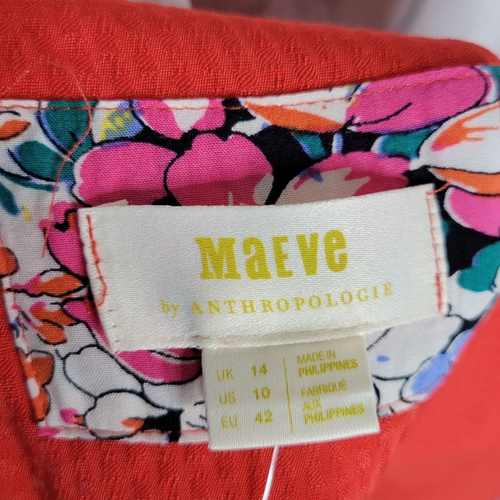 Anthropologie Anthropologie Maeve Rousseau Flounced High-Low Dress, US 10 Size L / US 10 / IT 46 - 5 Thumbnail