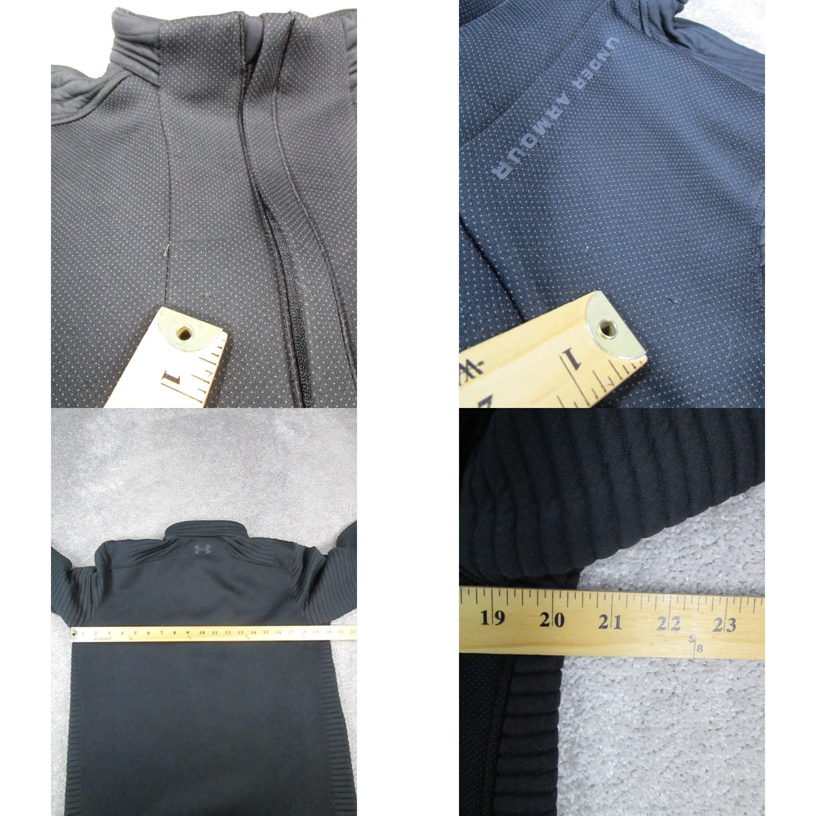 Under Armour Under Armour Jacket Mens M Black ColdGear Quarter Zip Size US M / EU 48-50 / 2 - 8 Thumbnail