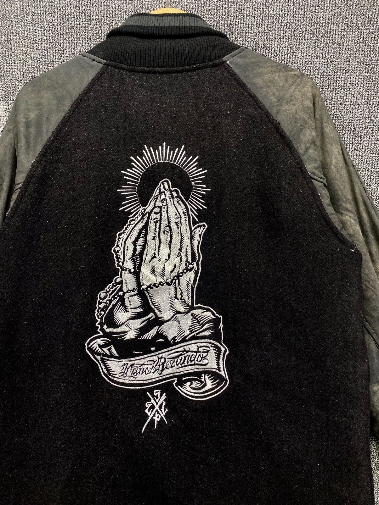 Japanese Brand Vintage Eyecandy Paisley Inspired Wacko Maria Varsity Jacket Size US L / EU 52-54 / 3 - 5 Thumbnail