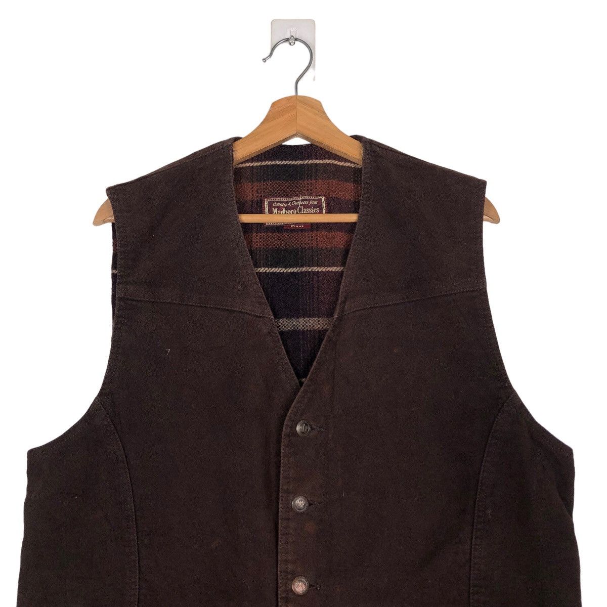Marlboro 🔥Vintage Marlboro Classic Vest Blanket Lining Size US L / EU 52-54 / 3 - 3 Thumbnail