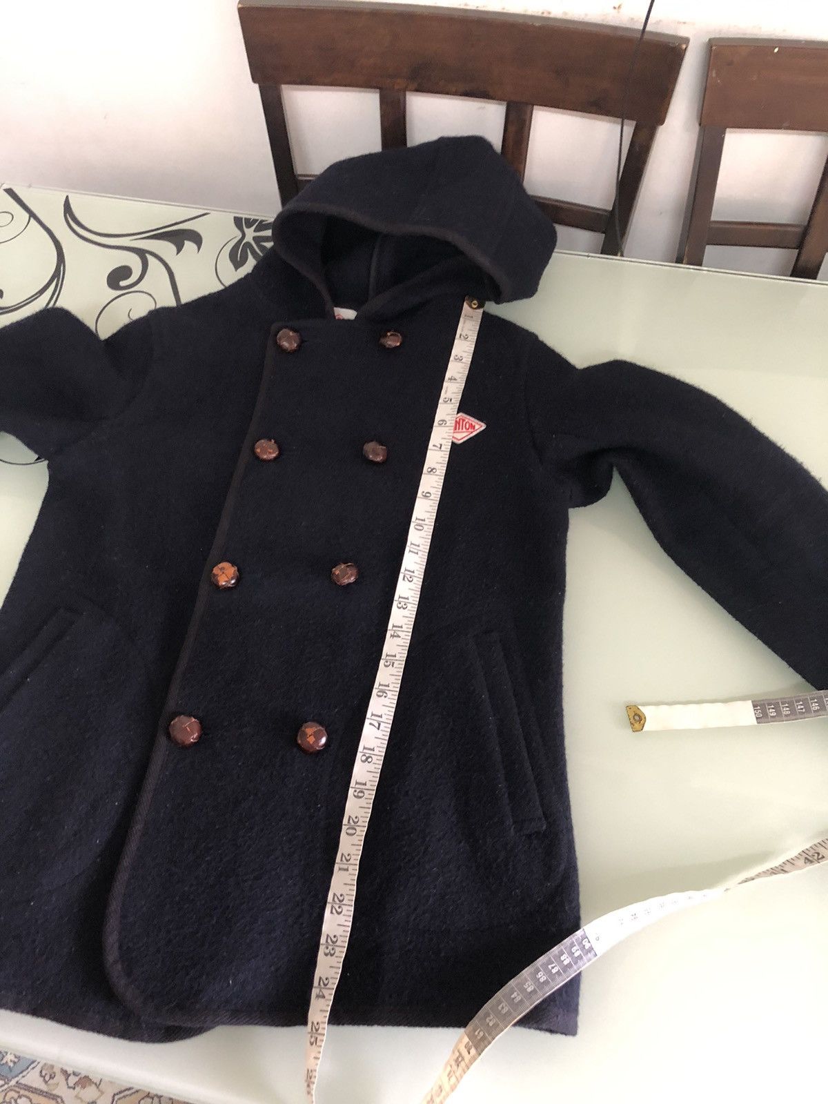 Danton Vintage Danton Wool Jacket Wt Hoodie Size XXS / US 00 / IT 34 - 19 Thumbnail