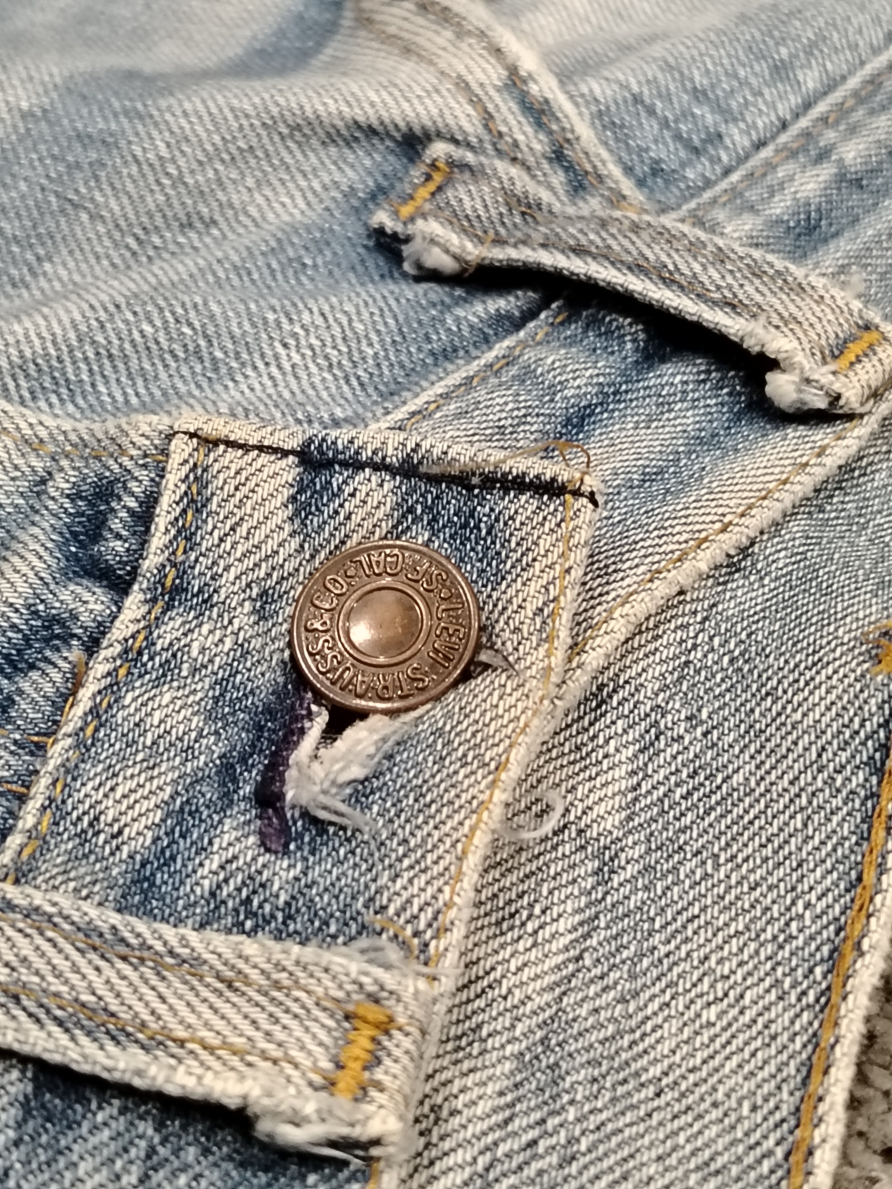 Levi's Levis 684 Jeans Bell Bottom Flare bootcut Talon #8 Size US 32 / EU 48 - 5 Thumbnail
