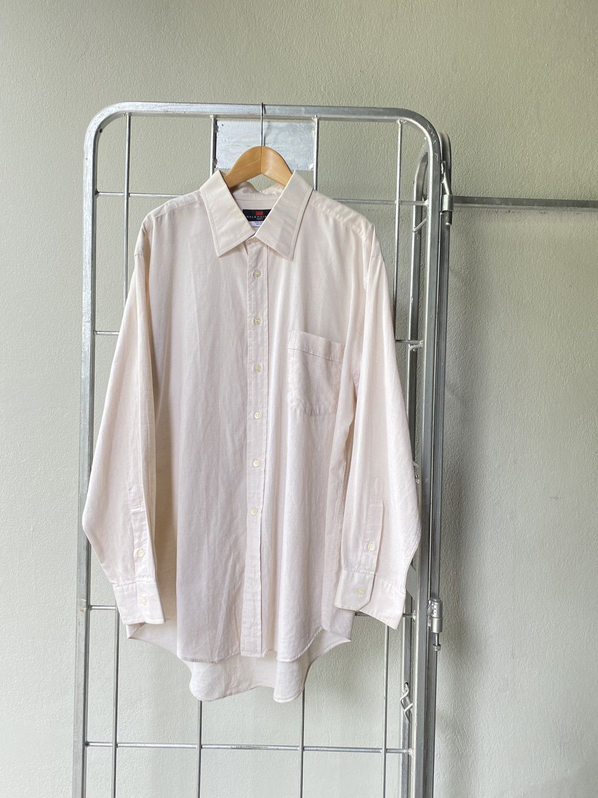Balenciaga old rose long sleeve shirt