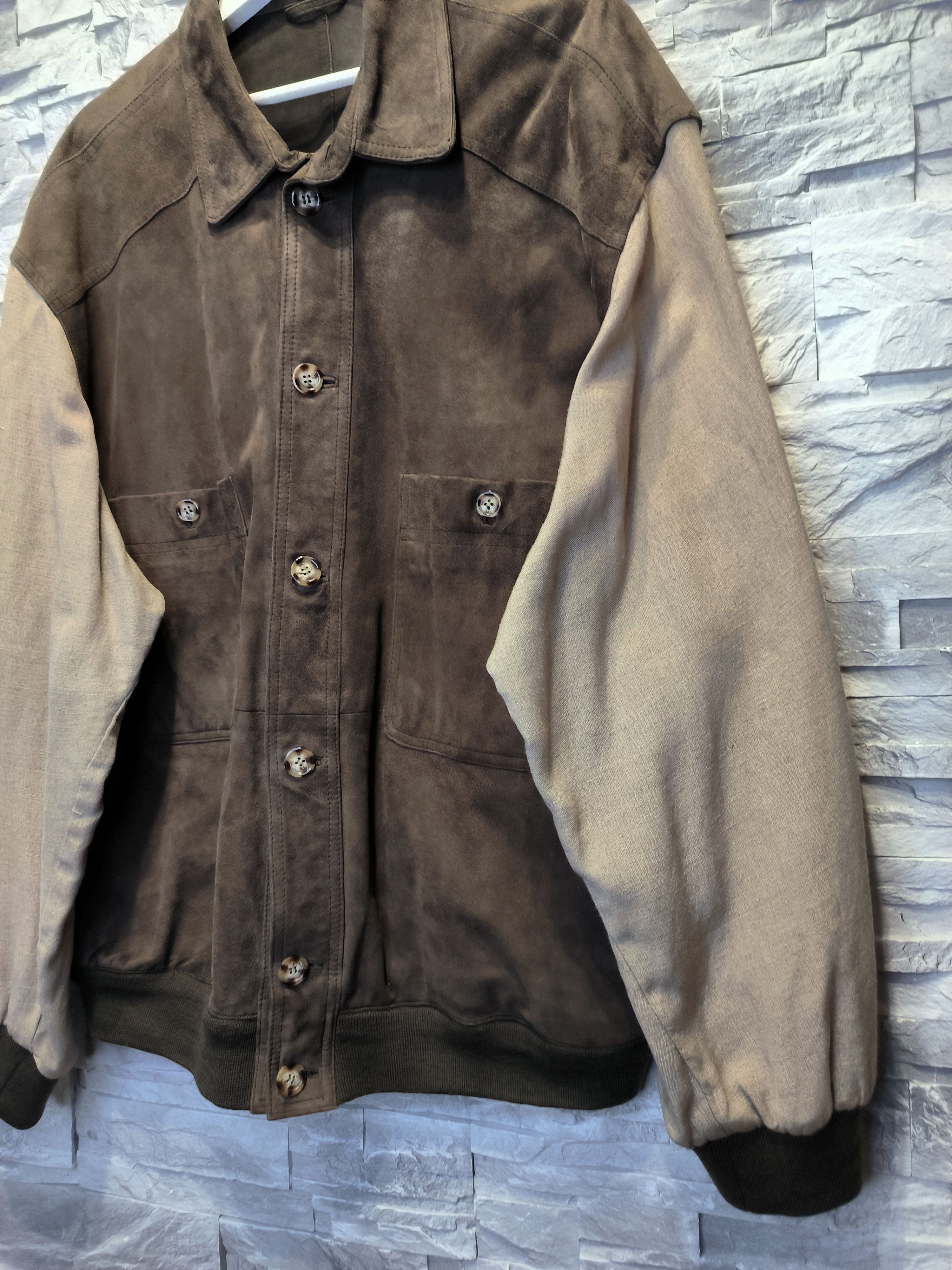 Other × Vintage M.Flues Vintage Leather Jacket Linen Size US L / EU 52-54 / 3 - 3 Thumbnail