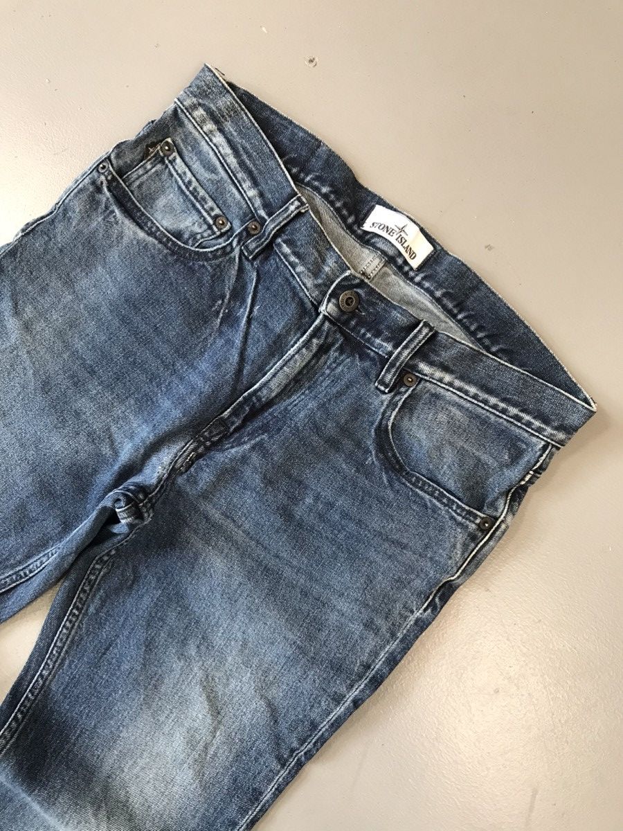 Stone Island × Vintage Vintage super rare stone island straight fit denim Size US 33 - 6 Thumbnail