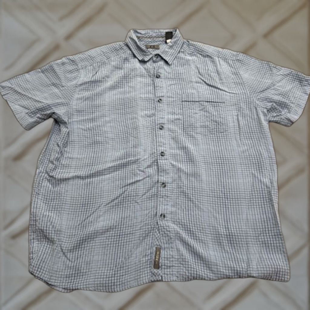 Vintage REI Button-Down Shirt Mens XL Blue Green Plaid Short Sleeve Casual Outdoor Camp Shirt Size US XL / EU 56 / 4 - 1 Thumbnail