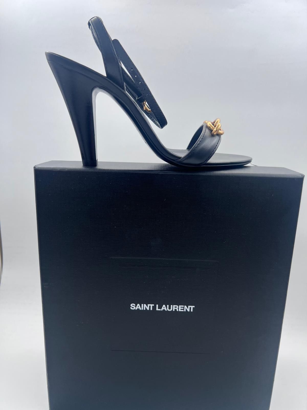 Saint Laurent Paris New Saint Laurent Le Maillon women sandals IT 38/ US 8/ UK 5 Size US 8 / IT 38 - 9 Thumbnail