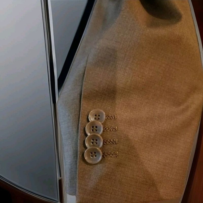Other Bocaccio Uomo Brown 2 Piece Blazer Pants Suit Size 48 L Size 48L - 2 Thumbnail