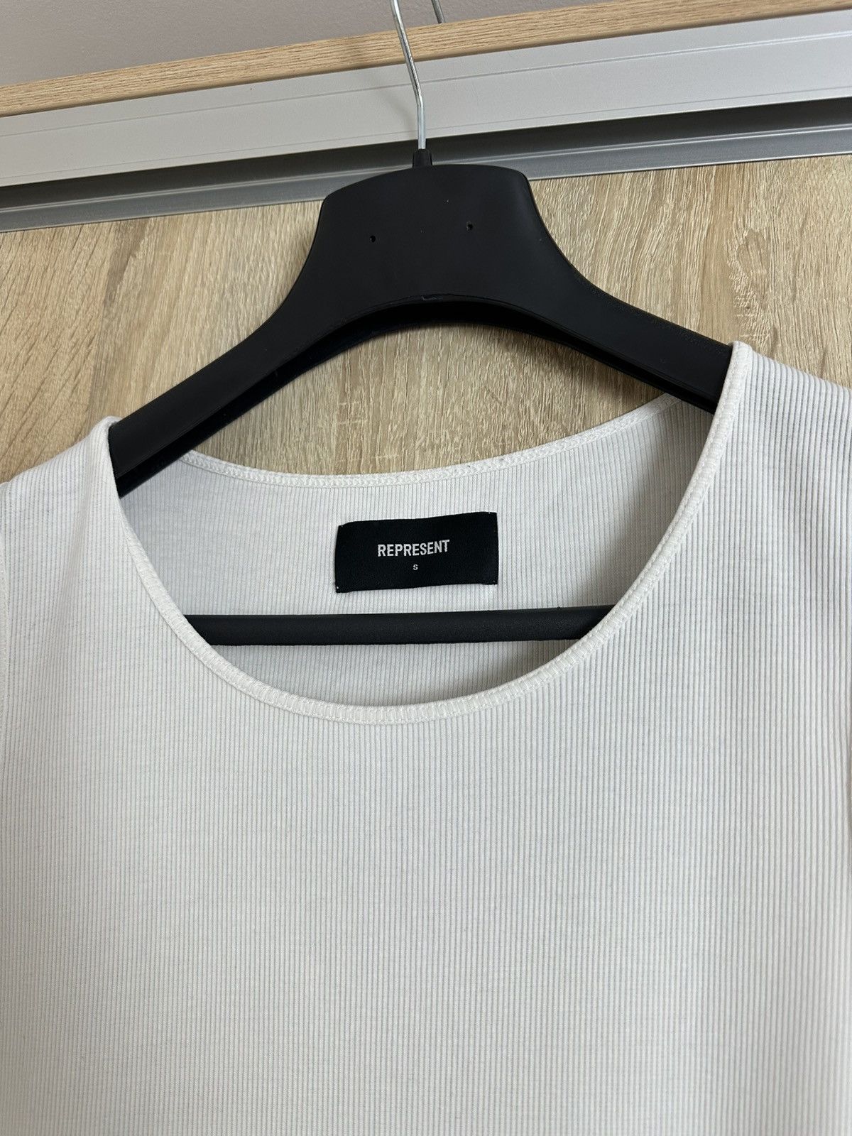 Represent Clo. 🔥 Represent White Ribbed Sleeveless T Shirt Tank Top Size US S / EU 44-46 / 1 - 3 Thumbnail