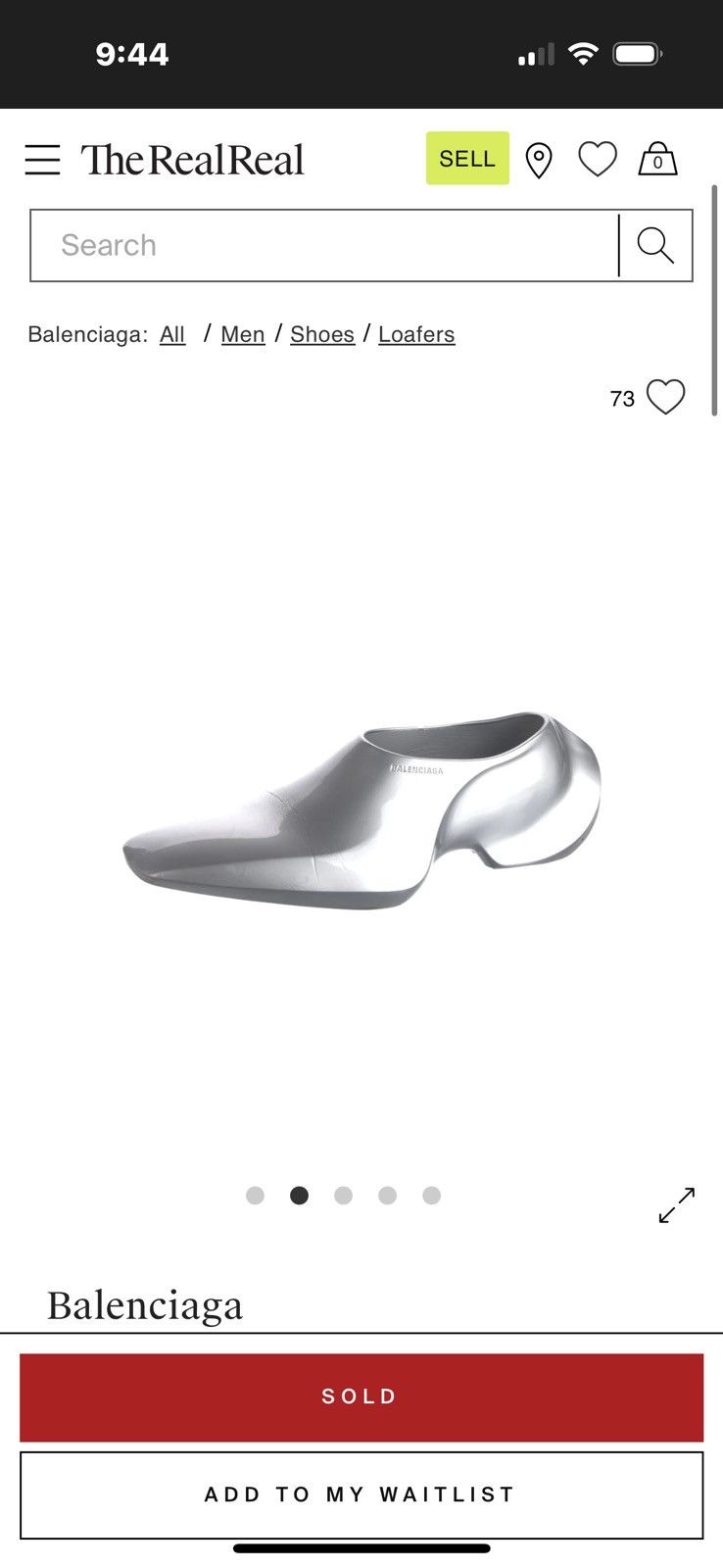 Balenciaga Balenciaga space shoe Silver Size US 11 / EU 44 - 3 Thumbnail