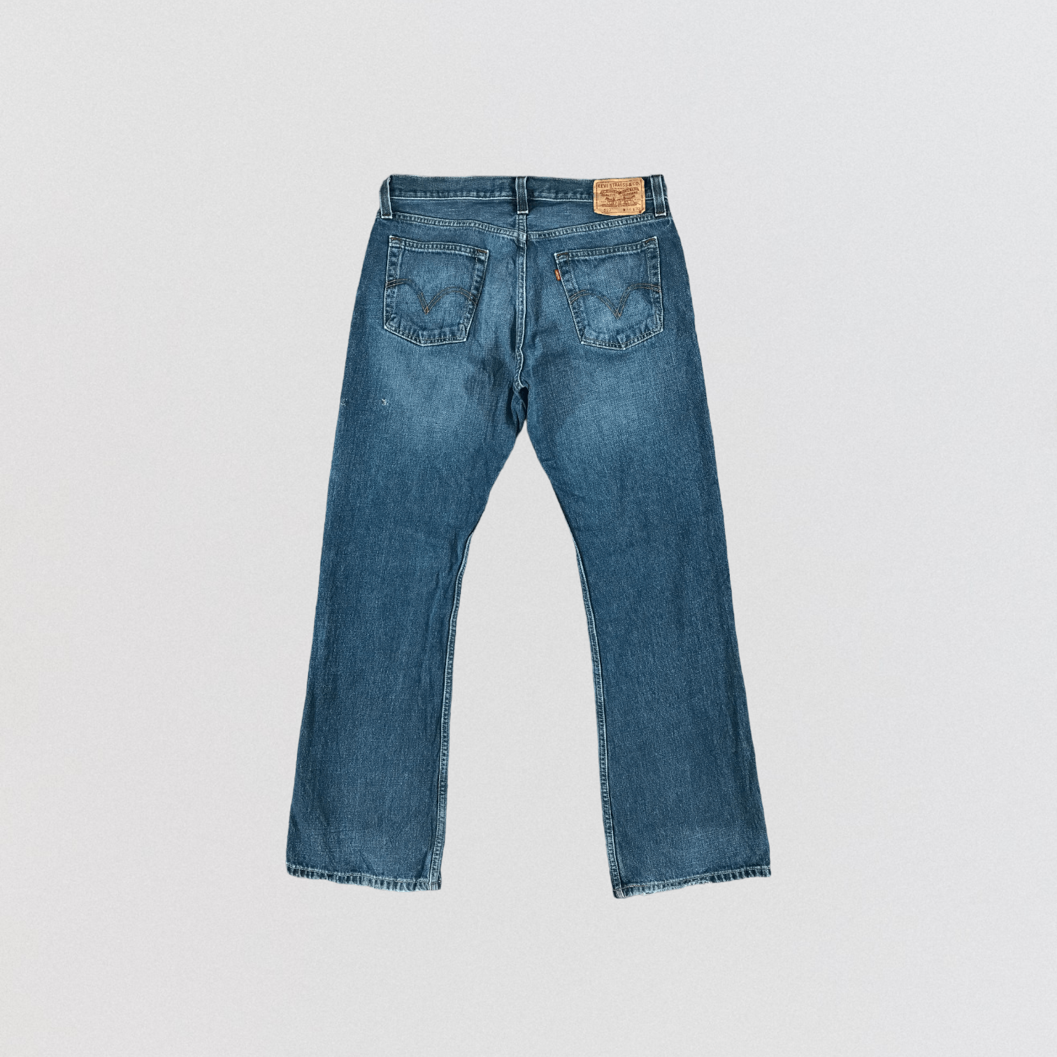 Levi's × Vintage Vintage Blue Wash Levis 527 Flare Jeans-JM2975 Size US 35 - 2 Thumbnail