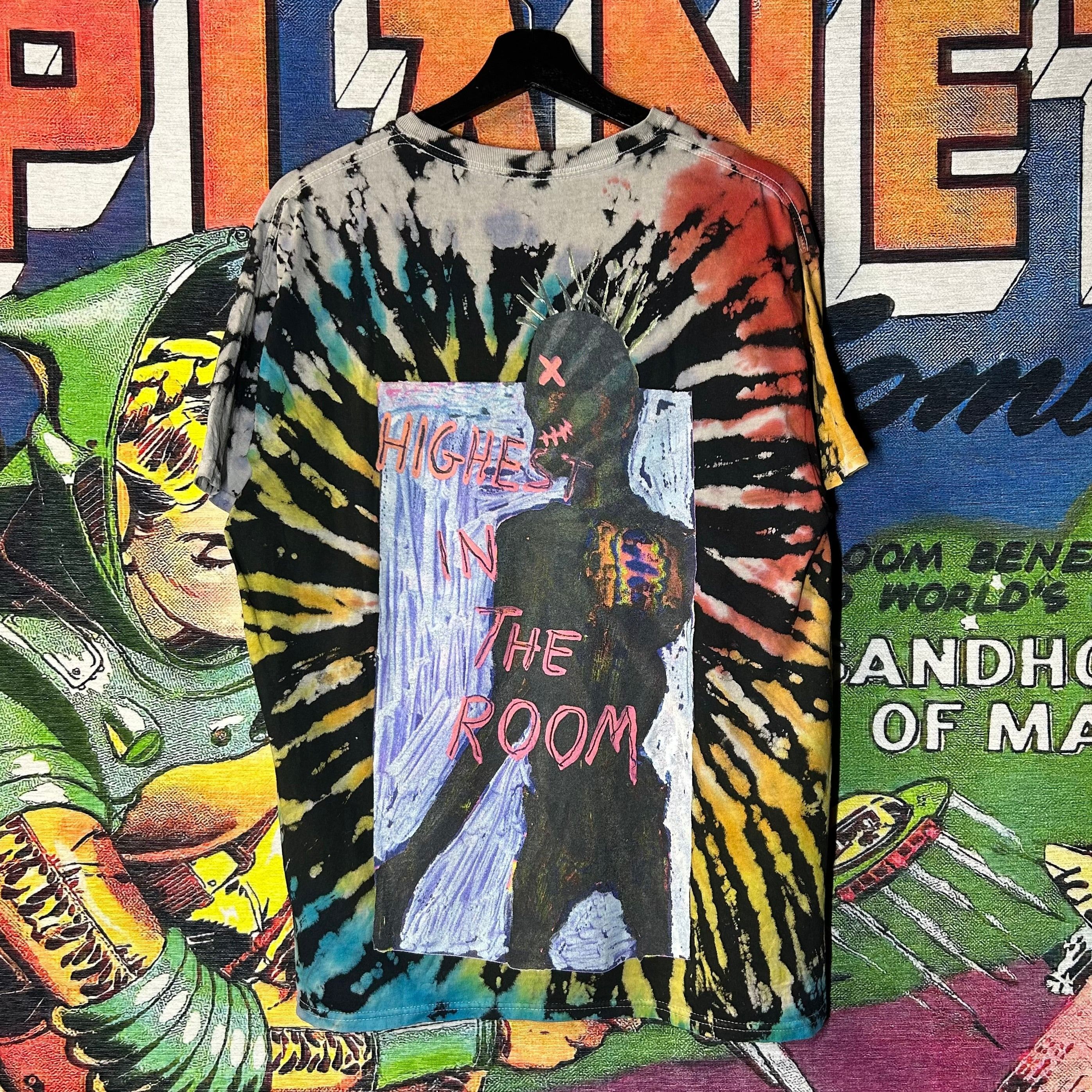 Travis Scott Travis Scott Cactus Jack ‘Highest in the Room’ Tie Dye Tee Size US M / EU 48-50 / 2 - 2 Thumbnail