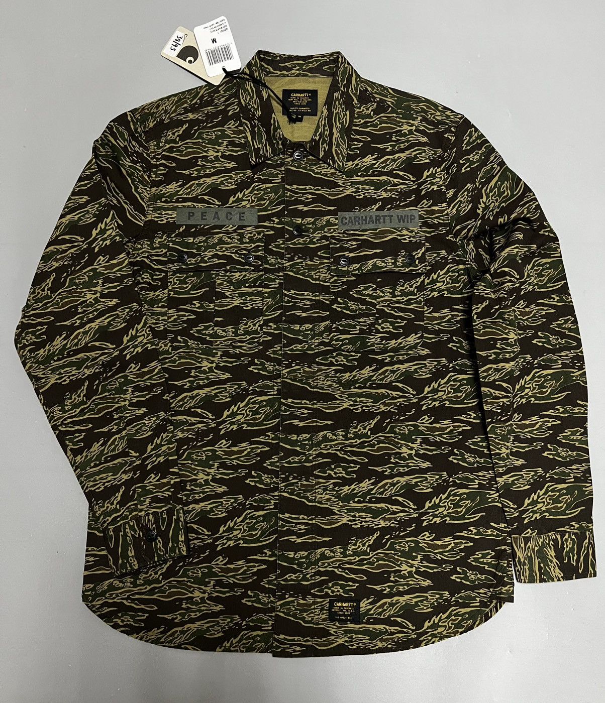 Carhartt × Carhartt Wip Carhartt WIP Memories Shirt Camo Tiger NEW Size US M / EU 48-50 / 2 - 1 Thumbnail