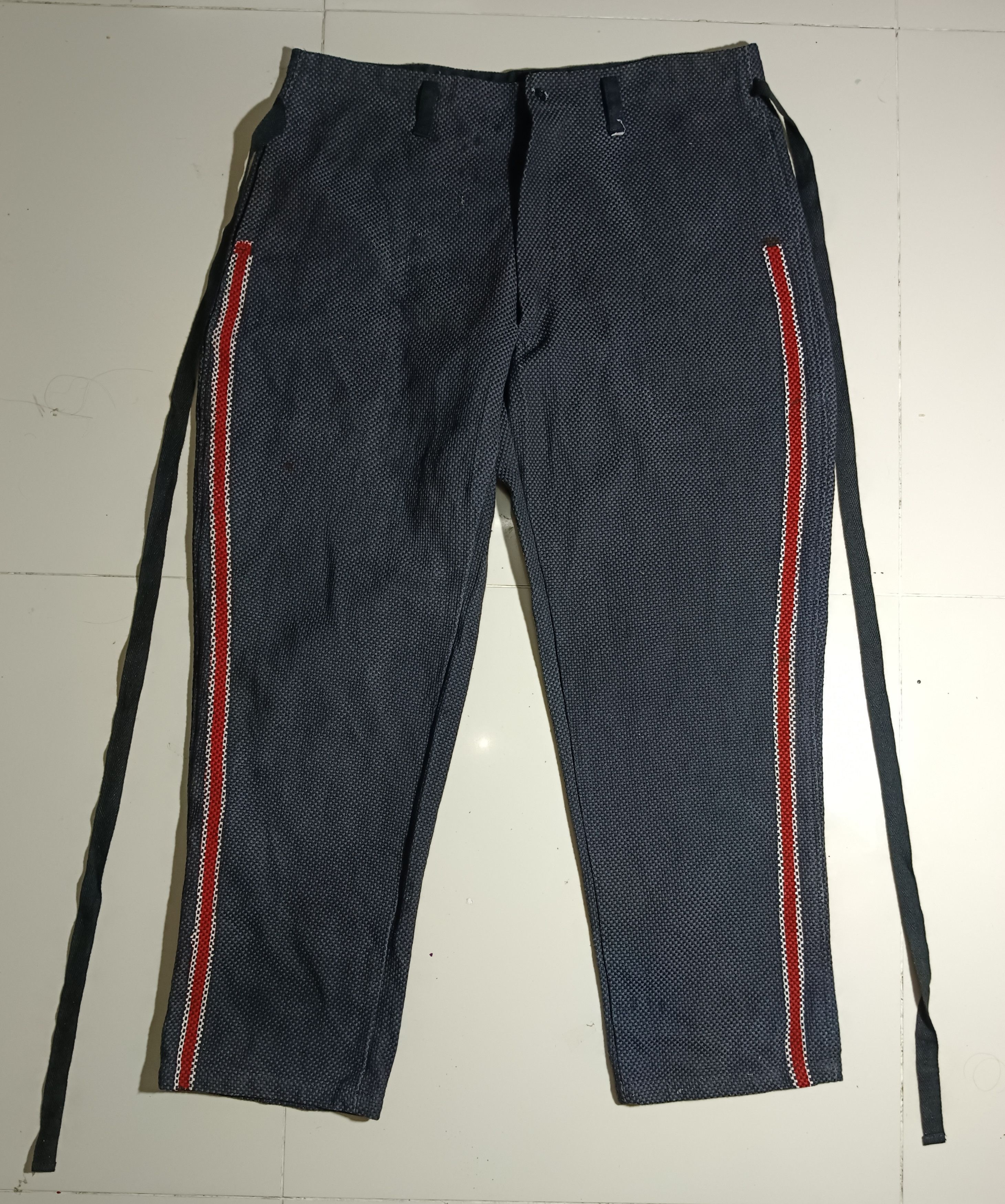 Kapital Vintage 50's Sashiko Fireman Indigo Pants Size US 37 - 2 Thumbnail