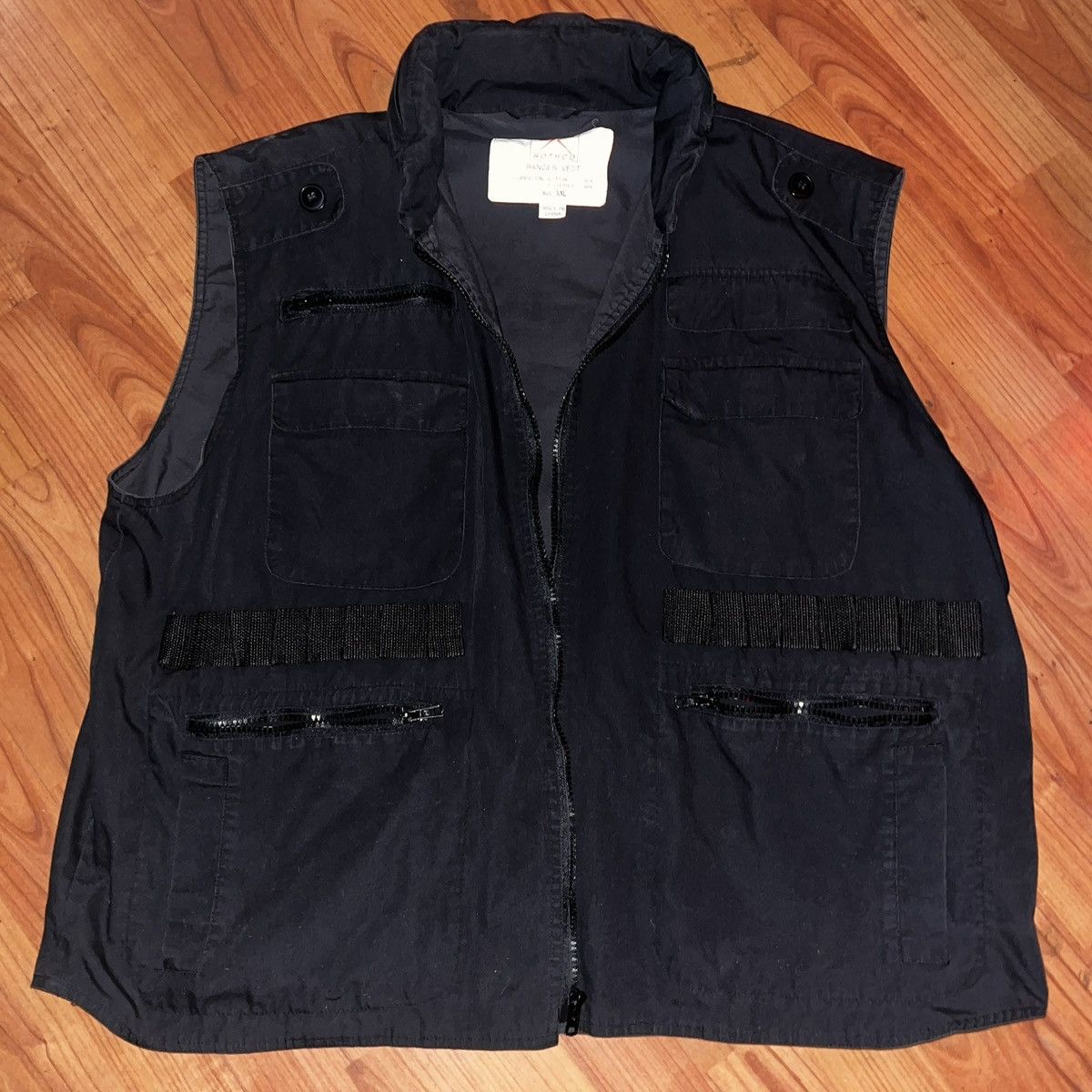 Other Vintage Rothco Black Vest Size XXL Military Combat Size US XXL / EU 58 / 5 - 1 Thumbnail