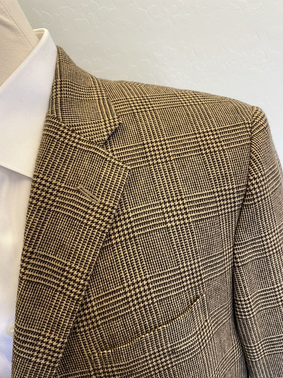 Polo Ralph Lauren × Vintage Prince of Wales Check Wool Suit Size 46R - 4 Thumbnail