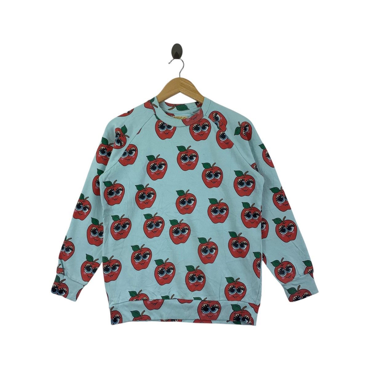 Hugo HUGO TIKI Cartoon Apples Drawings Overprints Sweatshirt Size US S / EU 44-46 / 1 - 1 Thumbnail