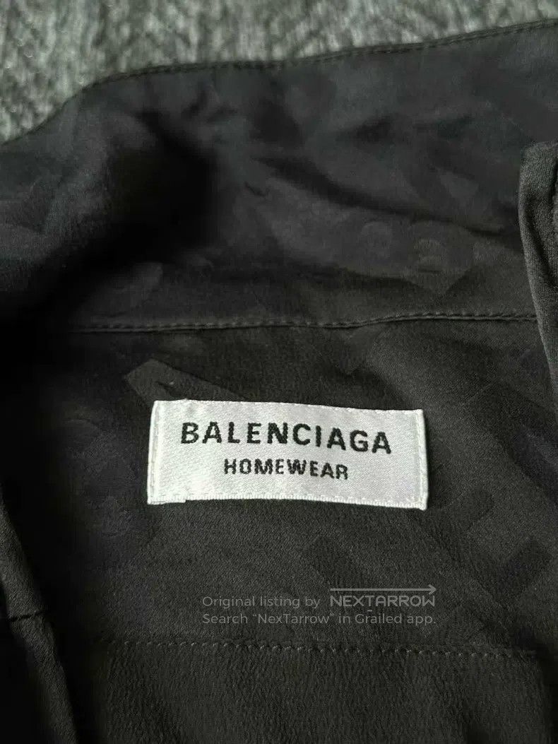 Balenciaga Balenciaga Dark Pattern Full Print Silk Jacket Size XXS / US 00 / IT 34 - 3 Thumbnail