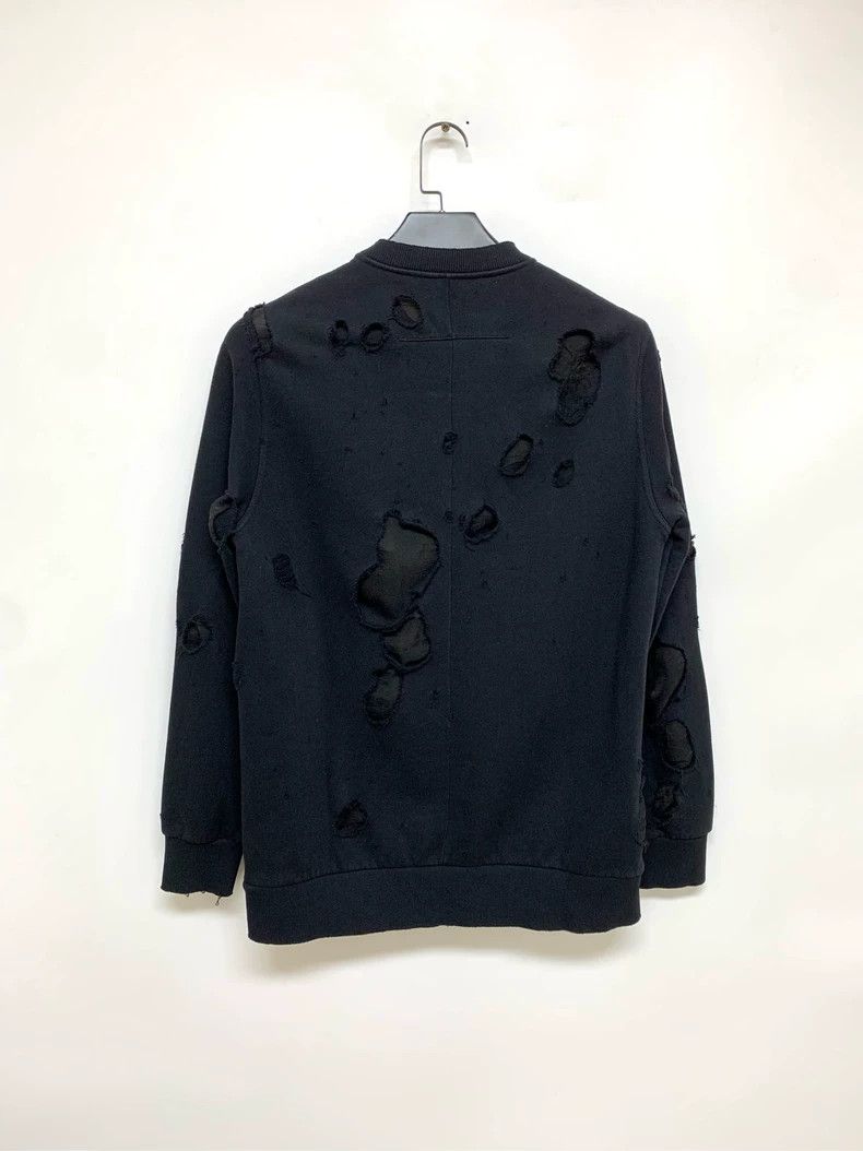 Givenchy Givenchy Black Ripped Sweatshirt 2506-Nextarrow Size US S / EU 44-46 / 1 - 2 Thumbnail