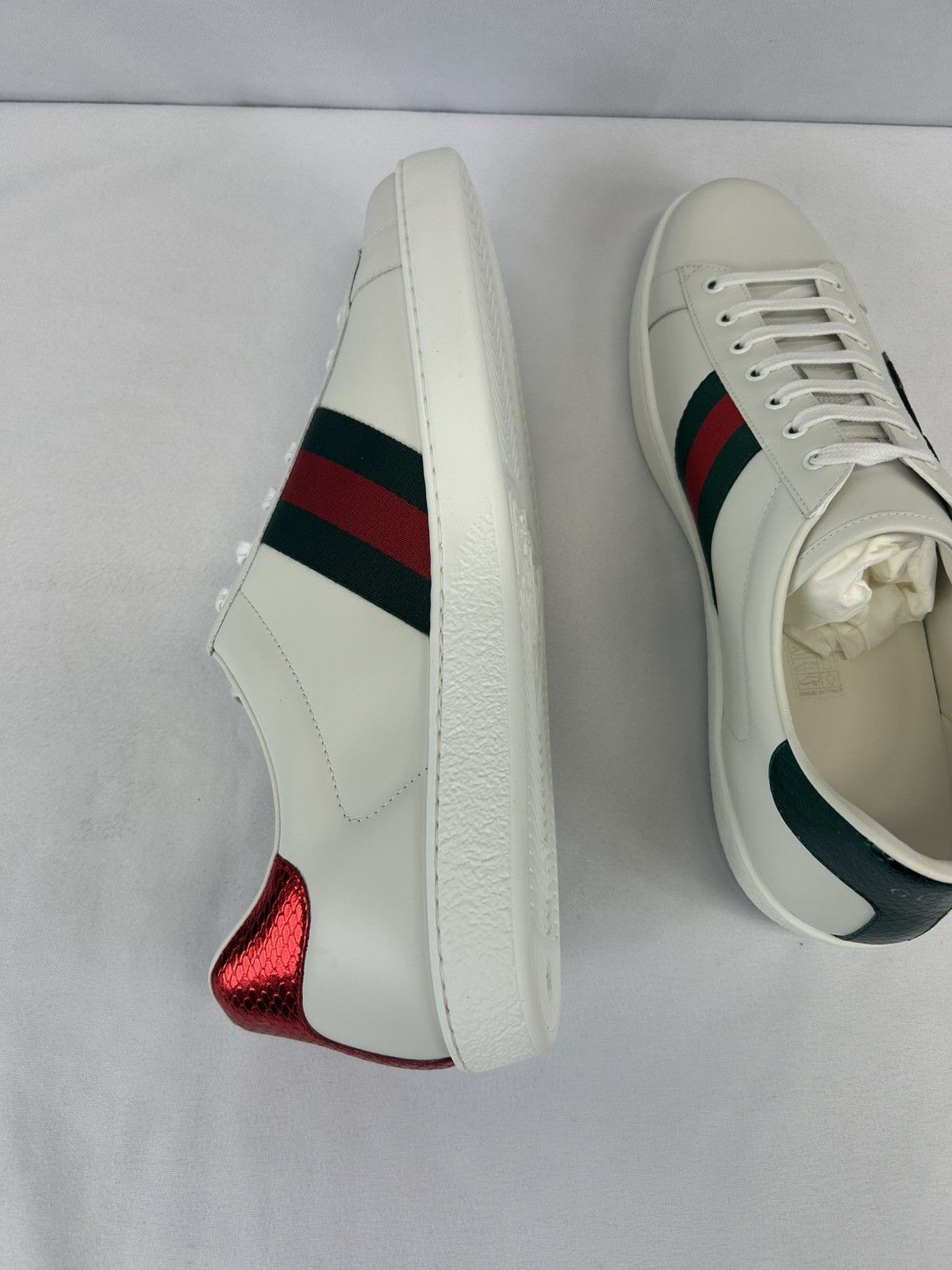 Gucci Gucci Ace Embroidered Snake Size US 13 / EU 46 - 6 Thumbnail