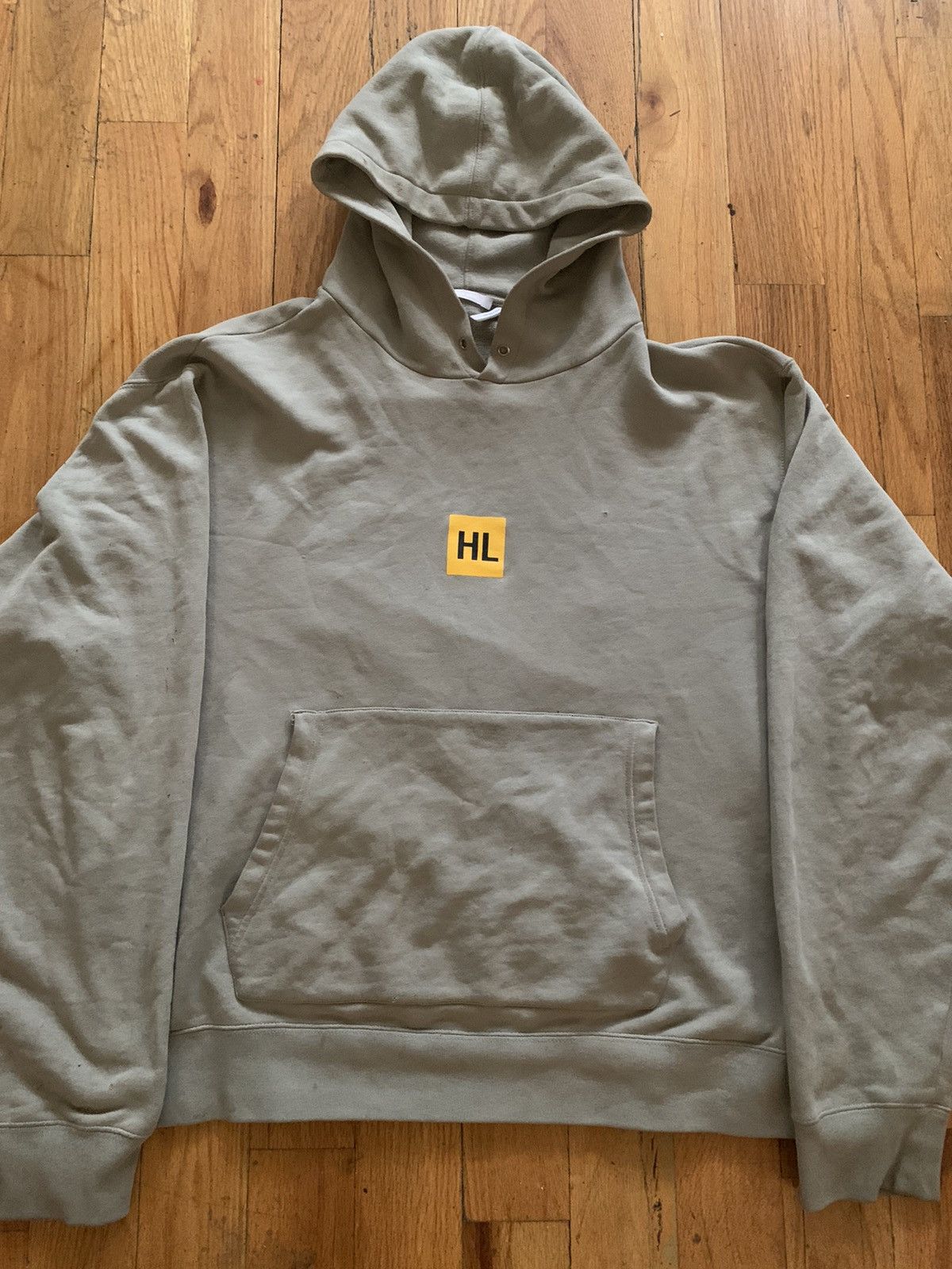 image of Helmut Lang Hoodie in Green, Men's (Size Large)