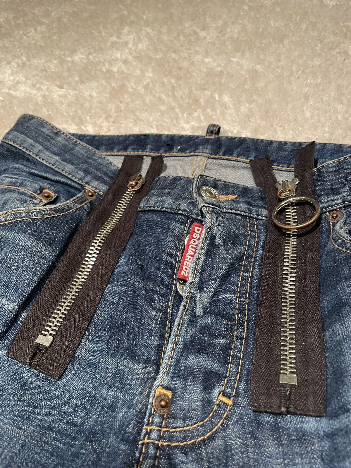 Dsquared2 DSQUARED2 Navy Jeans Denim Size US 30 / EU 46 - 3 Thumbnail