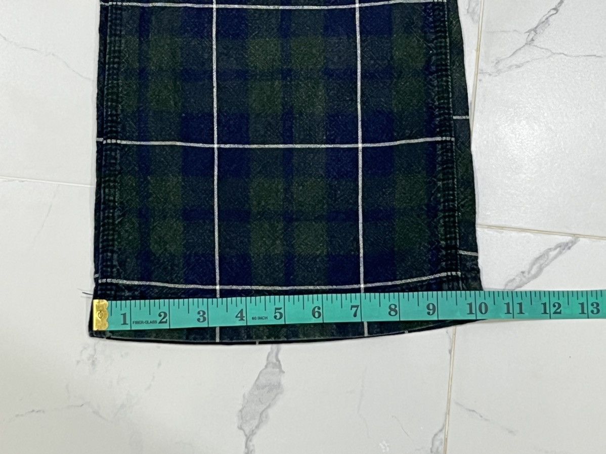 Japanese Brand Japan Designer Betty Smith Lowrise Super Flared Tartan Pants Size 32" / US 10 / IT 46 - 25 Thumbnail