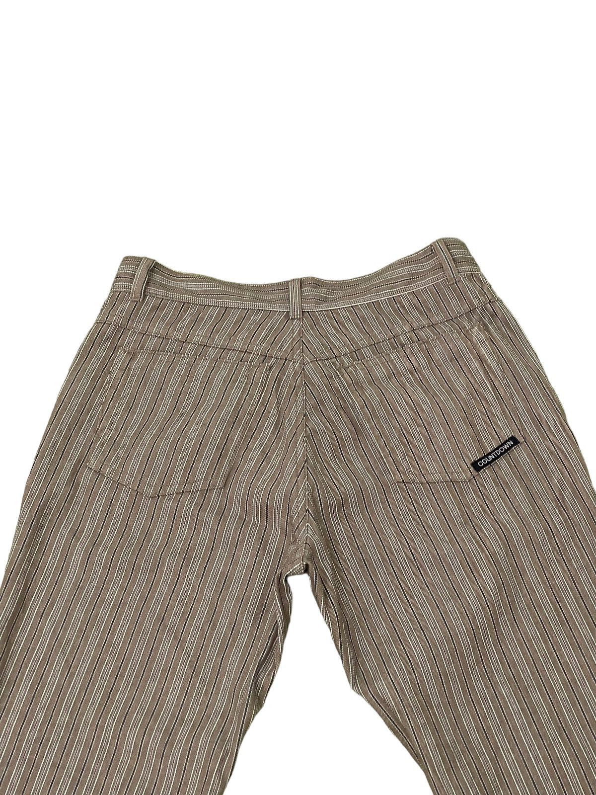 Japanese Brand Flare Jeans Countdown Japan Striped Boot Cut 8🟦5 Size US 29 - 8 Thumbnail