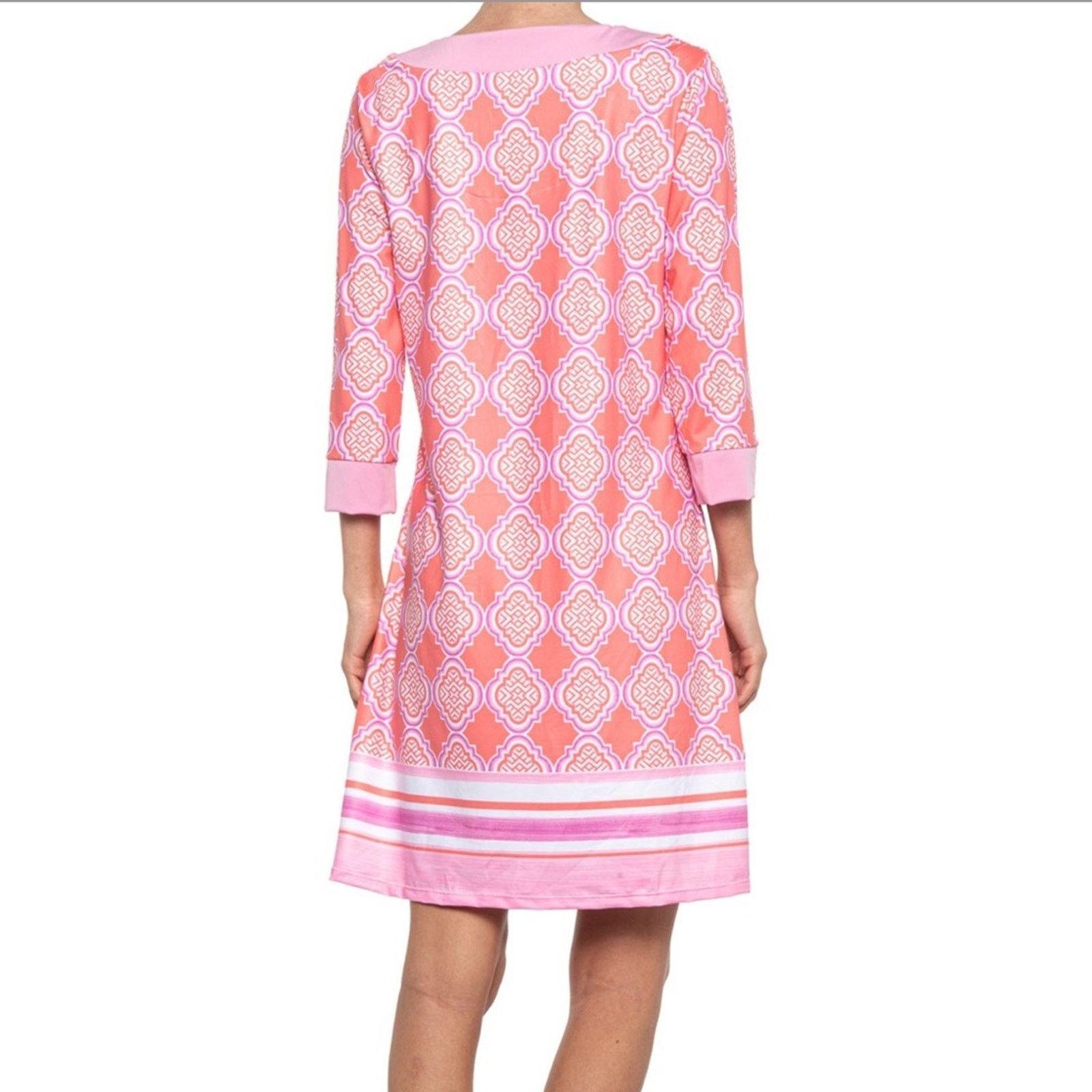 CABANE de ZUCCa Cabana Life Tunic Cover-Up Dress - UPF‎ 50+, Long Sleeve Size XL / US 12-14 / IT 48-50 - 4 Thumbnail