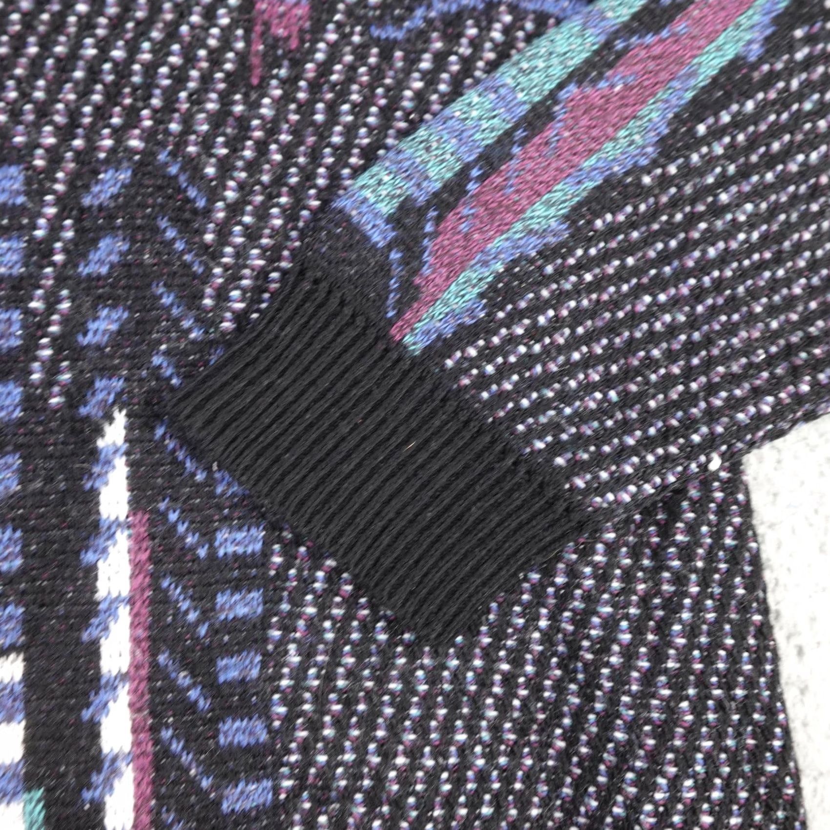 Jantzen Vintage Jantzen Sweater Mens XL Black Geometric 3D Knit Pullover Made USA 90s Size US XL / EU 56 / 4 - 5 Thumbnail