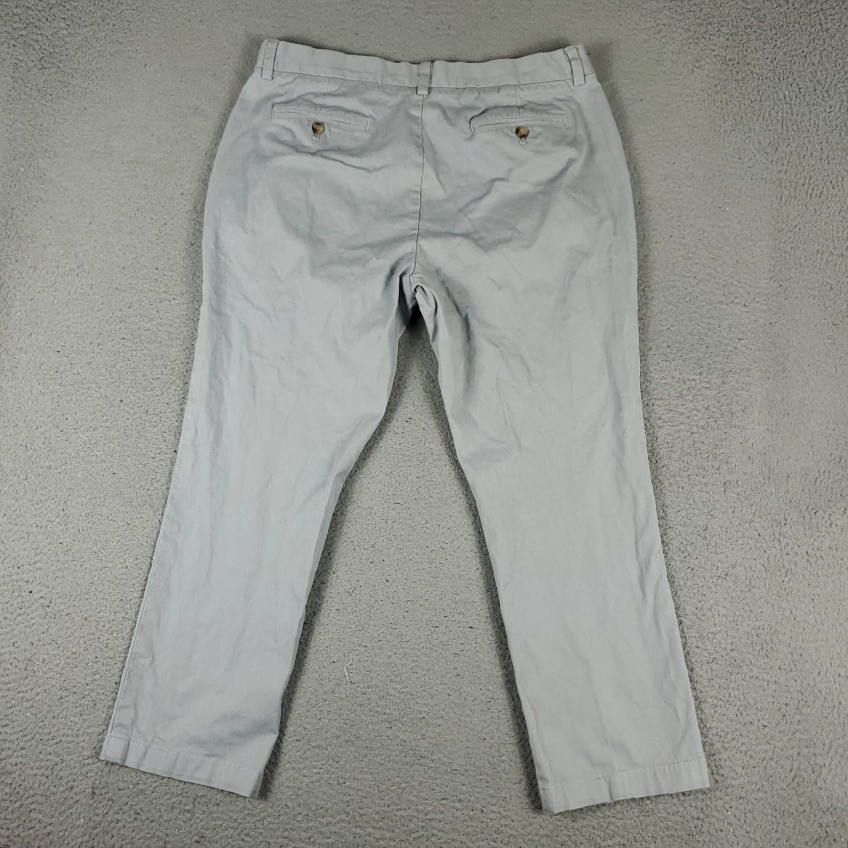Vineyard Vines VINTAGE Vineyard Vines Mens Chino Pants Size 36x27 Gray Flat Front Straight Leg Casual Size US 36 / EU 52 - 7 Thumbnail