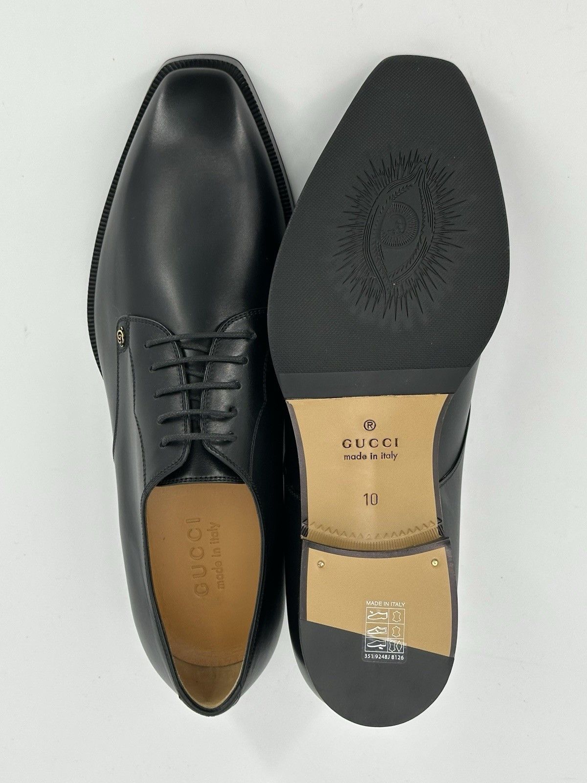Gucci New Gucci Elegant DoubleG Men's Size-US-11/UK-10/EU-44 Size US 11 / EU 44 - 9 Thumbnail