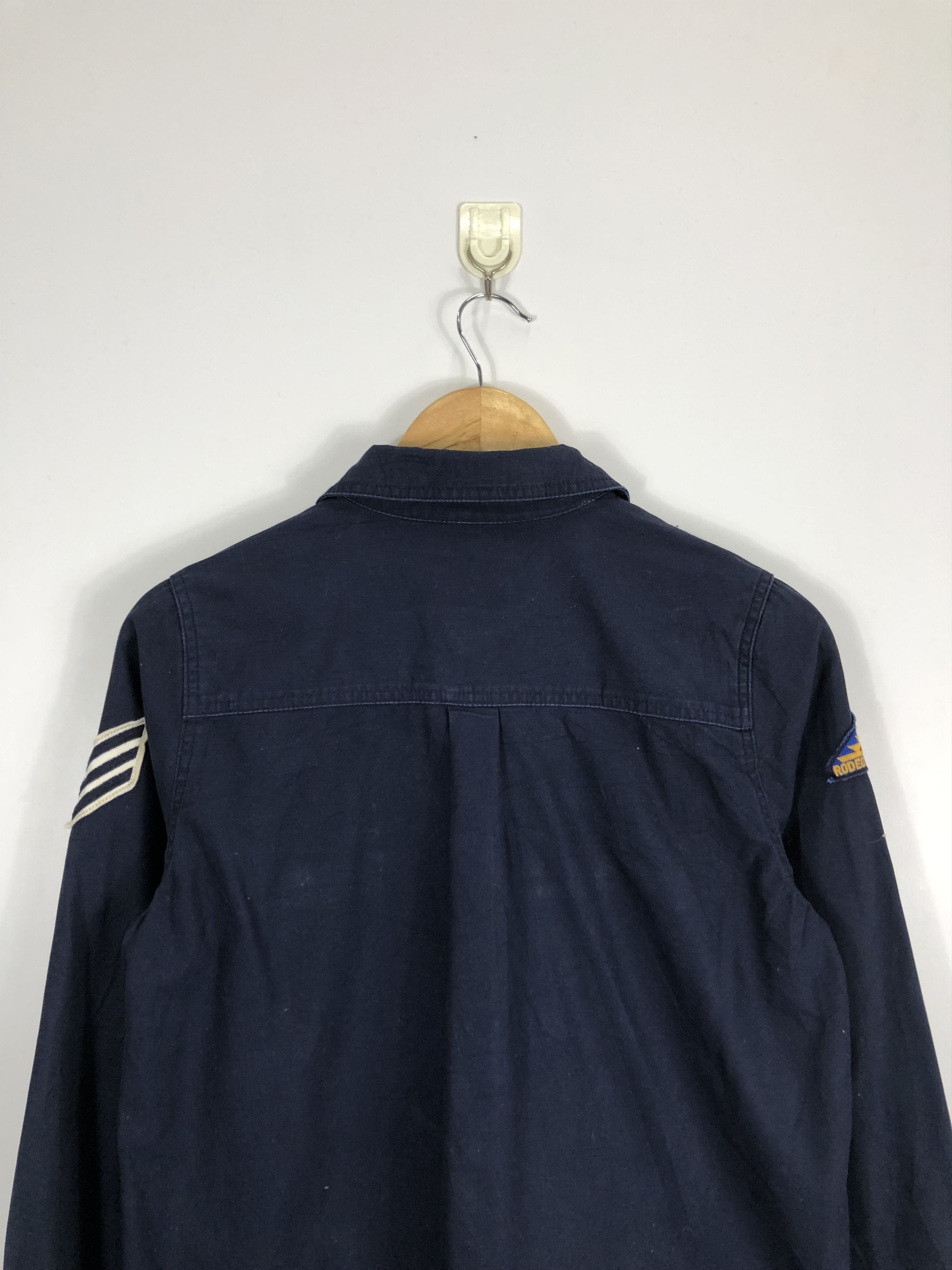 Vintage Vintage Us Army Blue Denim Jacket J0661 Size US M / EU 48-50 / 2 - 4 Thumbnail